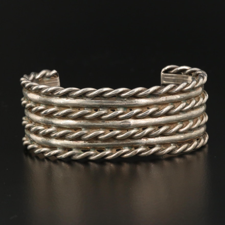 Sterling Twisted Wire Cuff