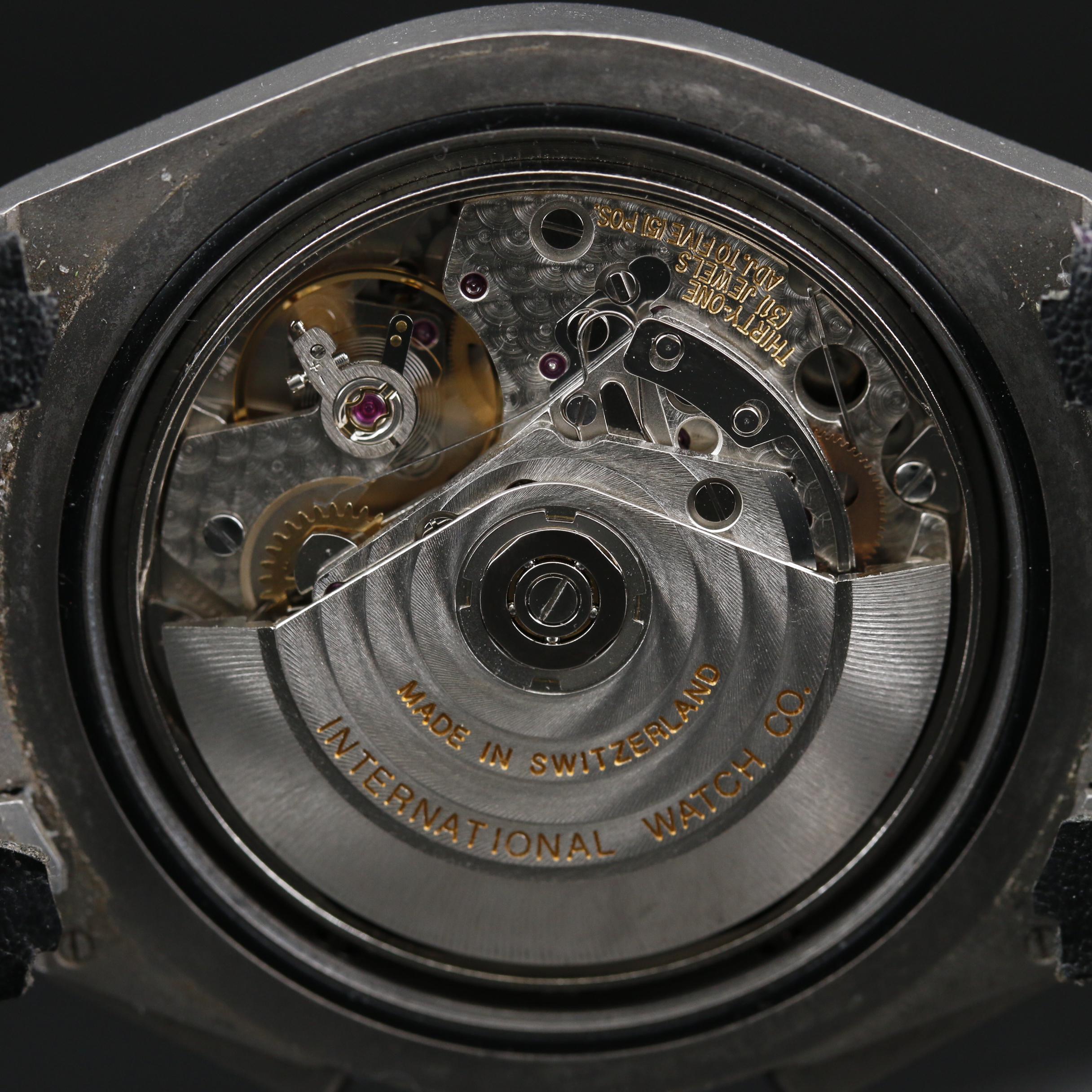 I.W.C. Ingenieur Titanium Automatic Chronograph Watch For Mercedes AMG