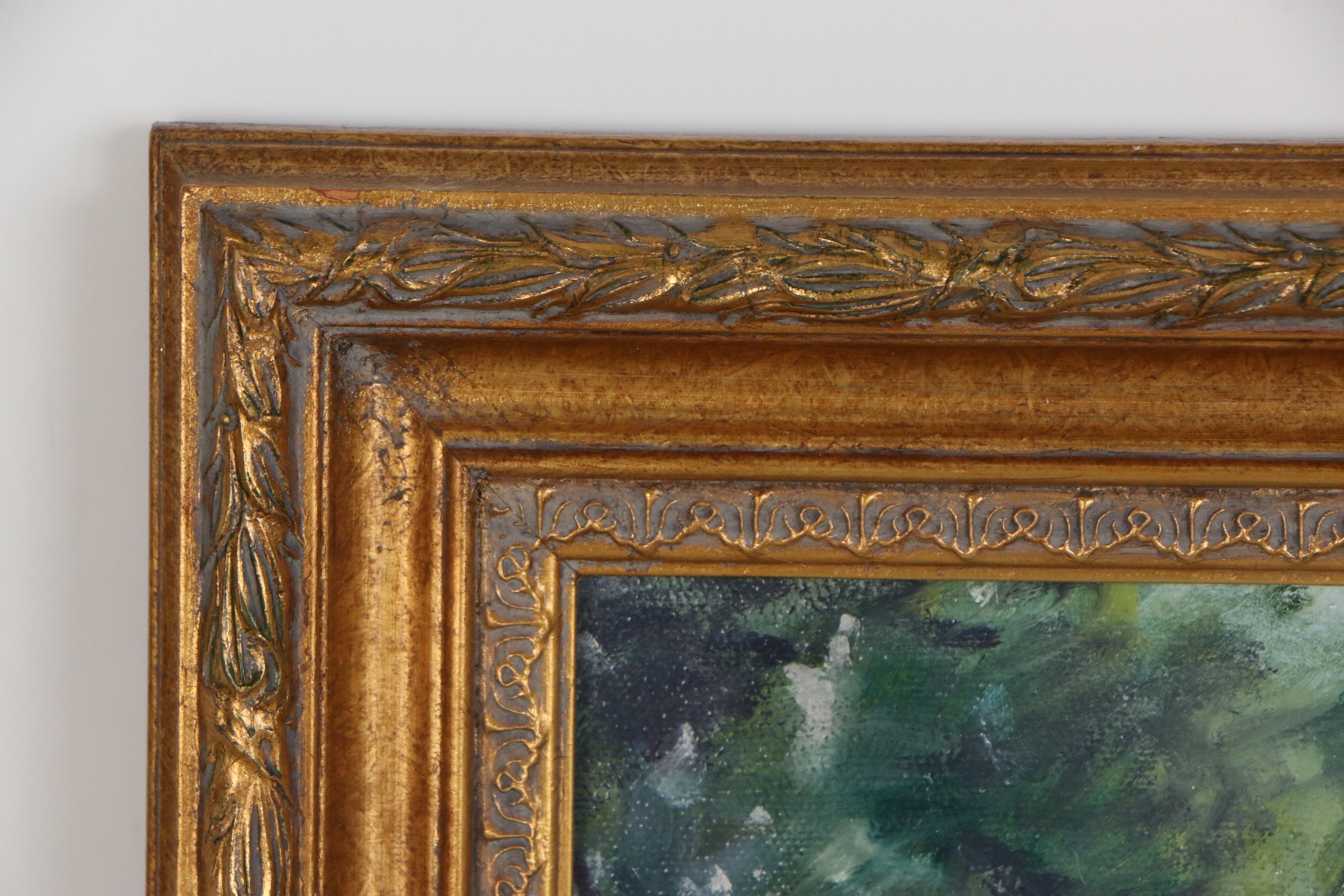 Robert Hebenstreit Landscape Oil Painting "Fountain"