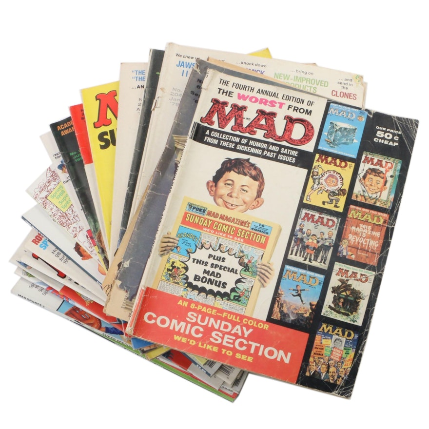 "Mad" and "Cracked" Magazine Issues, 1959–1992