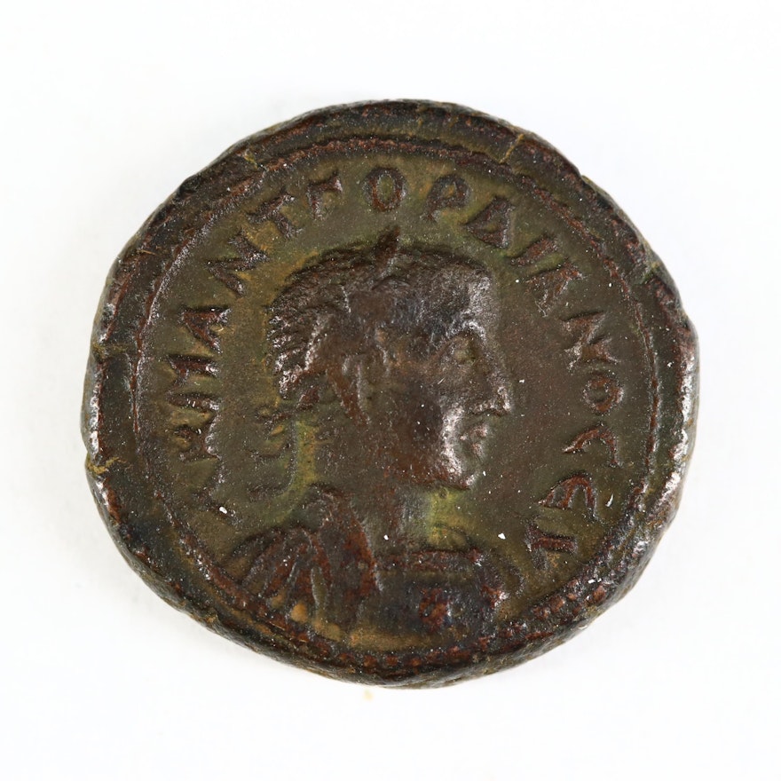 Roman Provincial Egypt, AE Billon Tetradrachm Coin of Gordian III, ca. 238 A.D.
