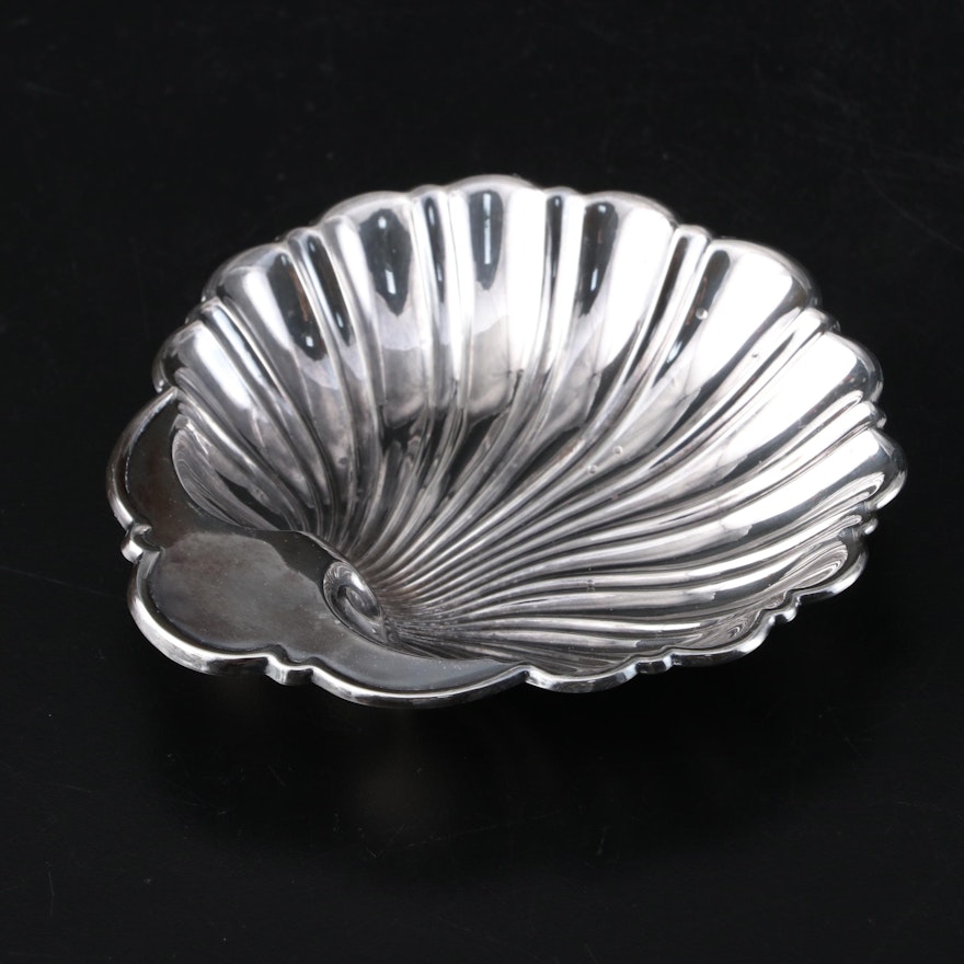 Gorham Sterling Silver Shell Form Bonbon Dish