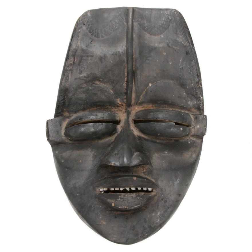 Dan-Guere Style Carved Wood Mask, West Africa