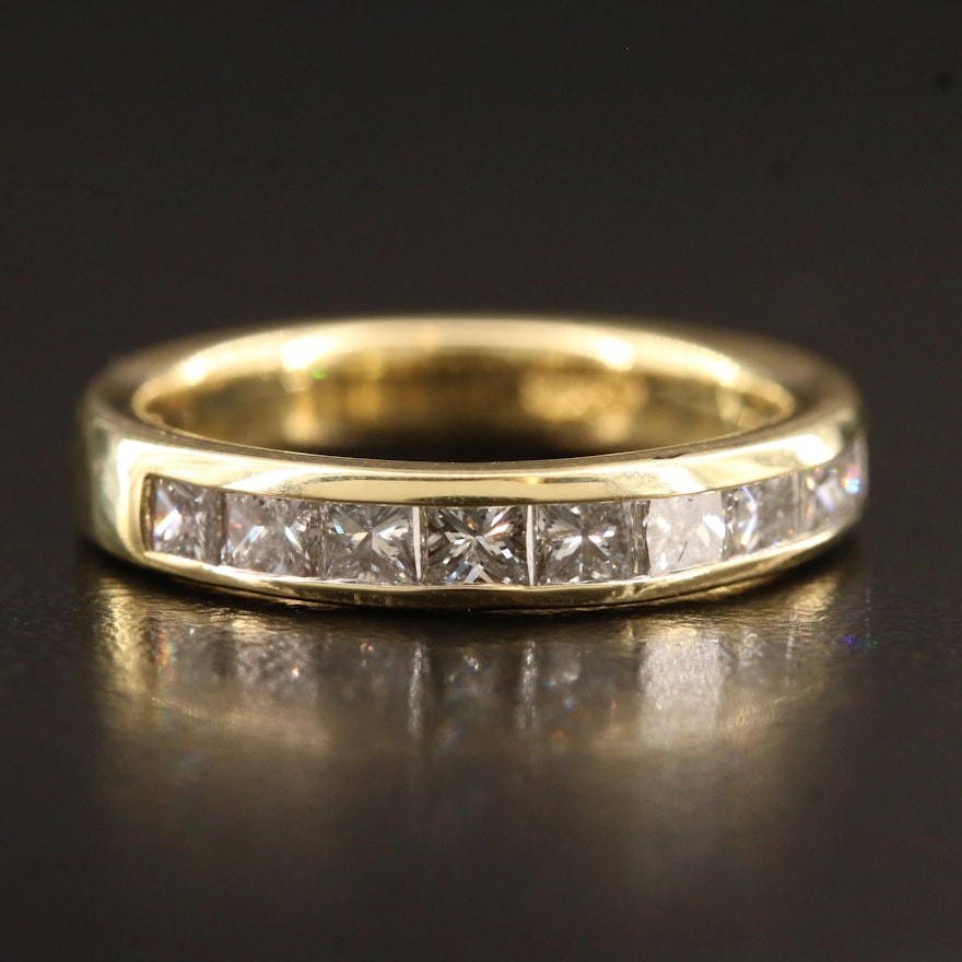 18K 1.48CTW Channel Set Diamond Band