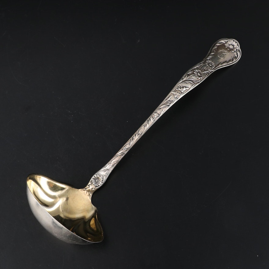 Gorham "Marguerite" Sterling Silver Ladle, Early 20th Century