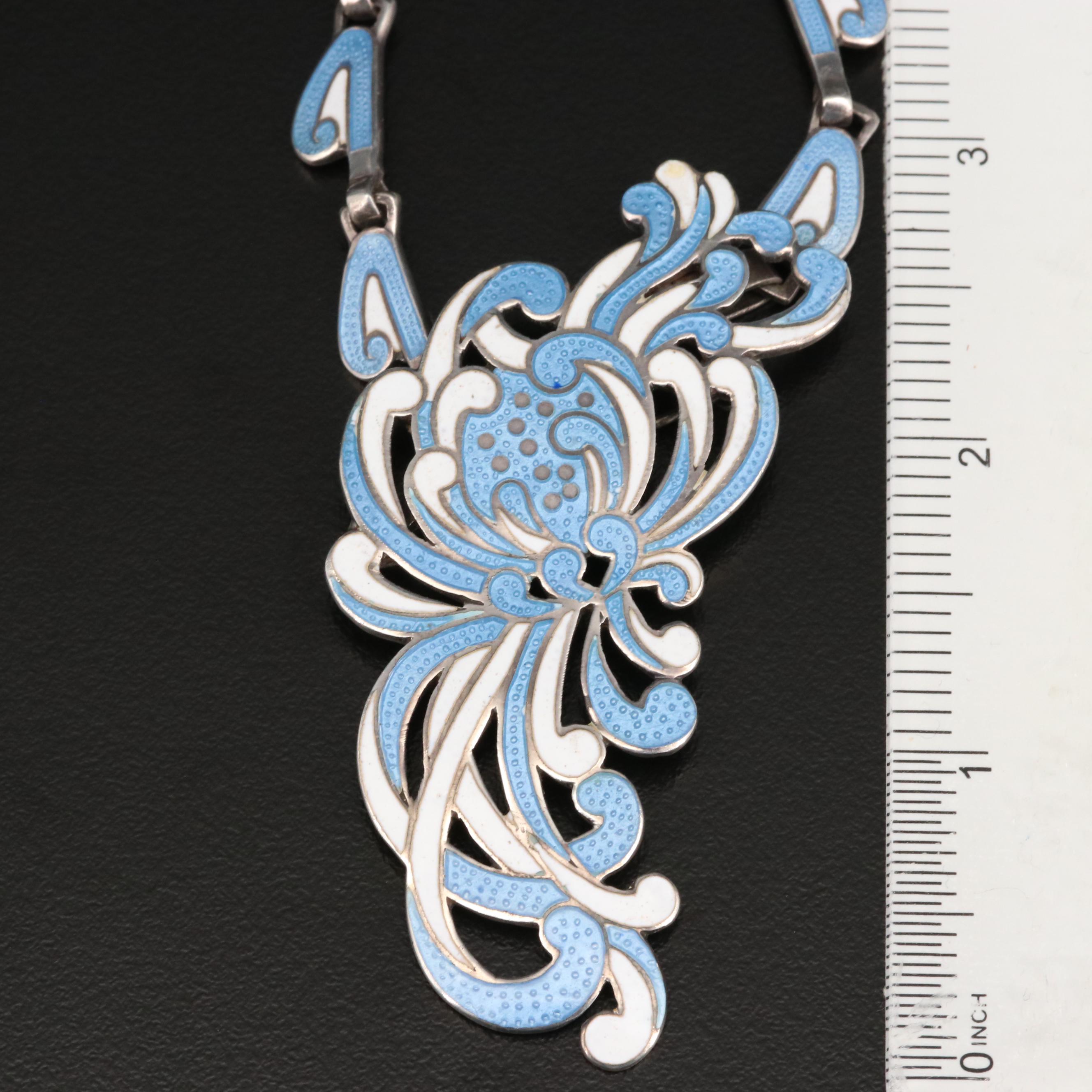 Margot de Taxco "Chrysanthemum" Convertible Necklace and Earrings