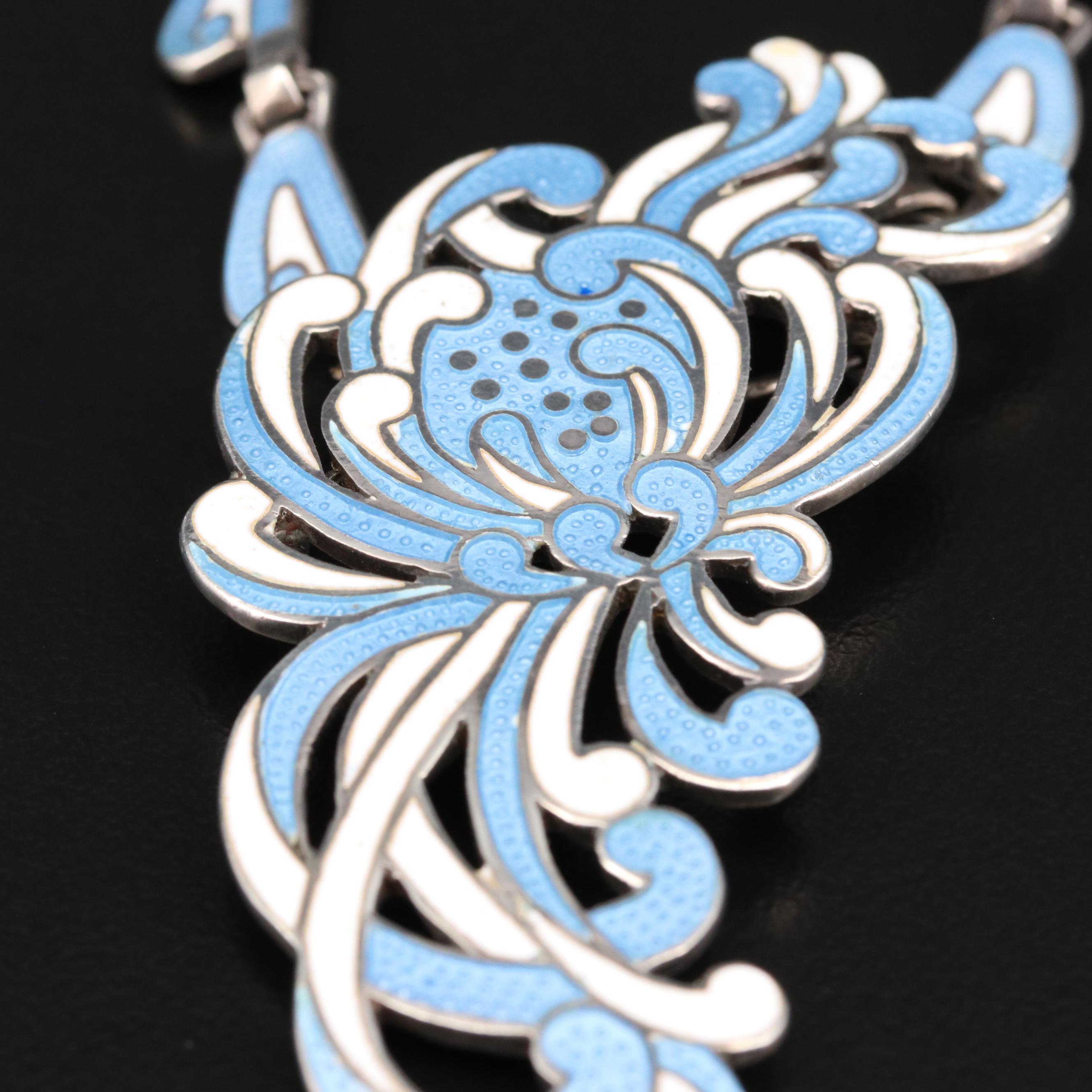 Margot de Taxco "Chrysanthemum" Convertible Necklace and Earrings