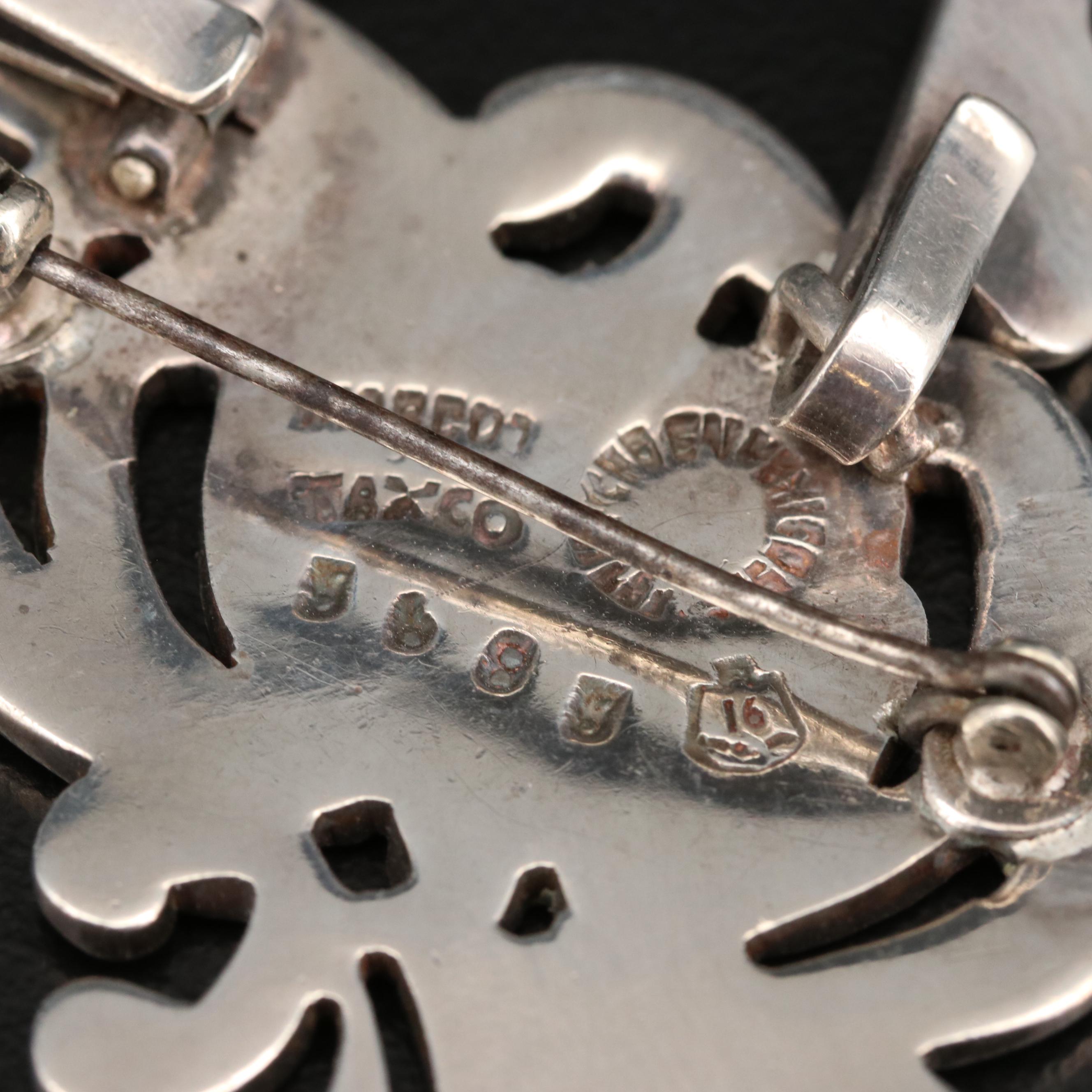 Margot de Taxco "Chrysanthemum" Convertible Necklace and Earrings