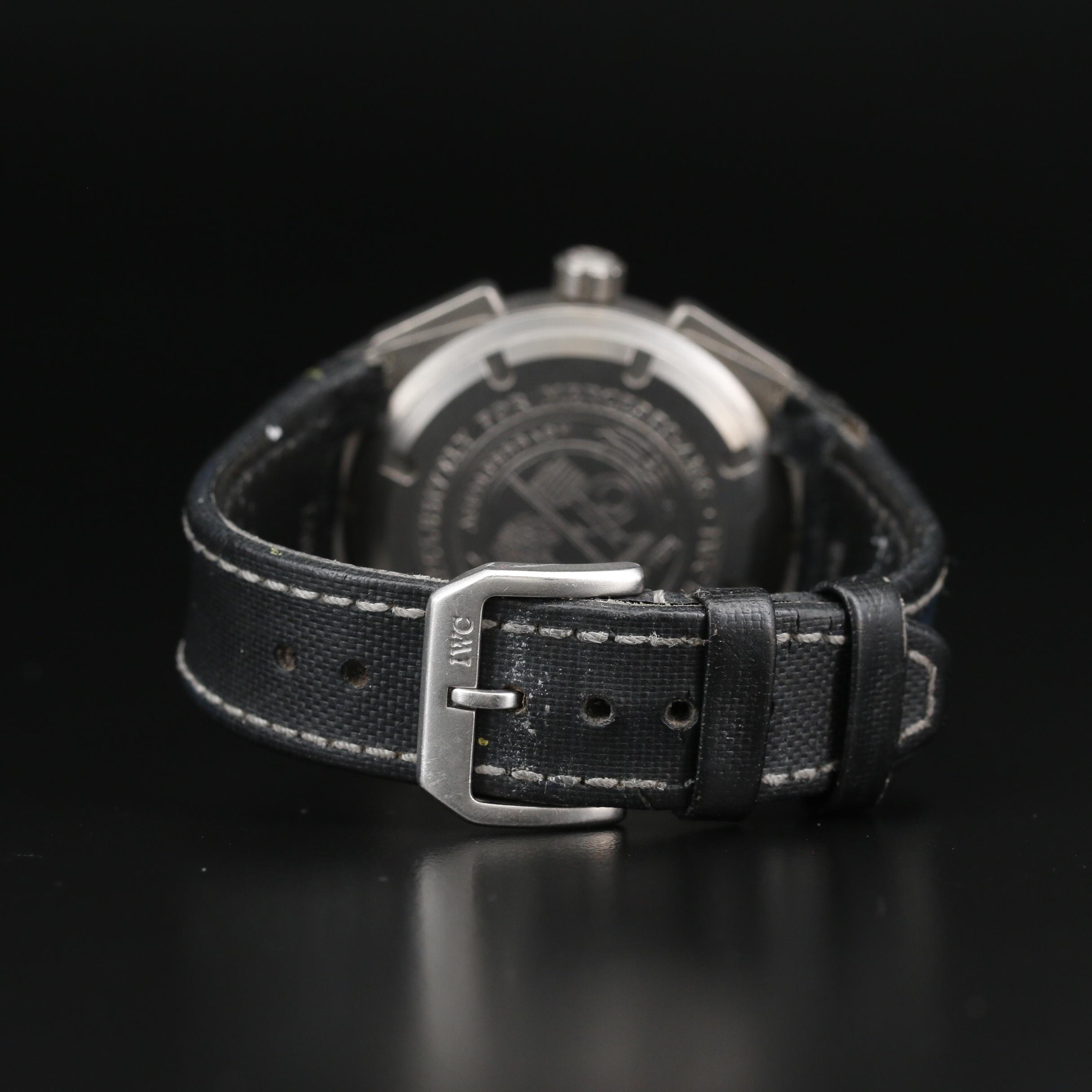 I.W.C. Ingenieur Titanium Automatic Chronograph Watch For Mercedes AMG