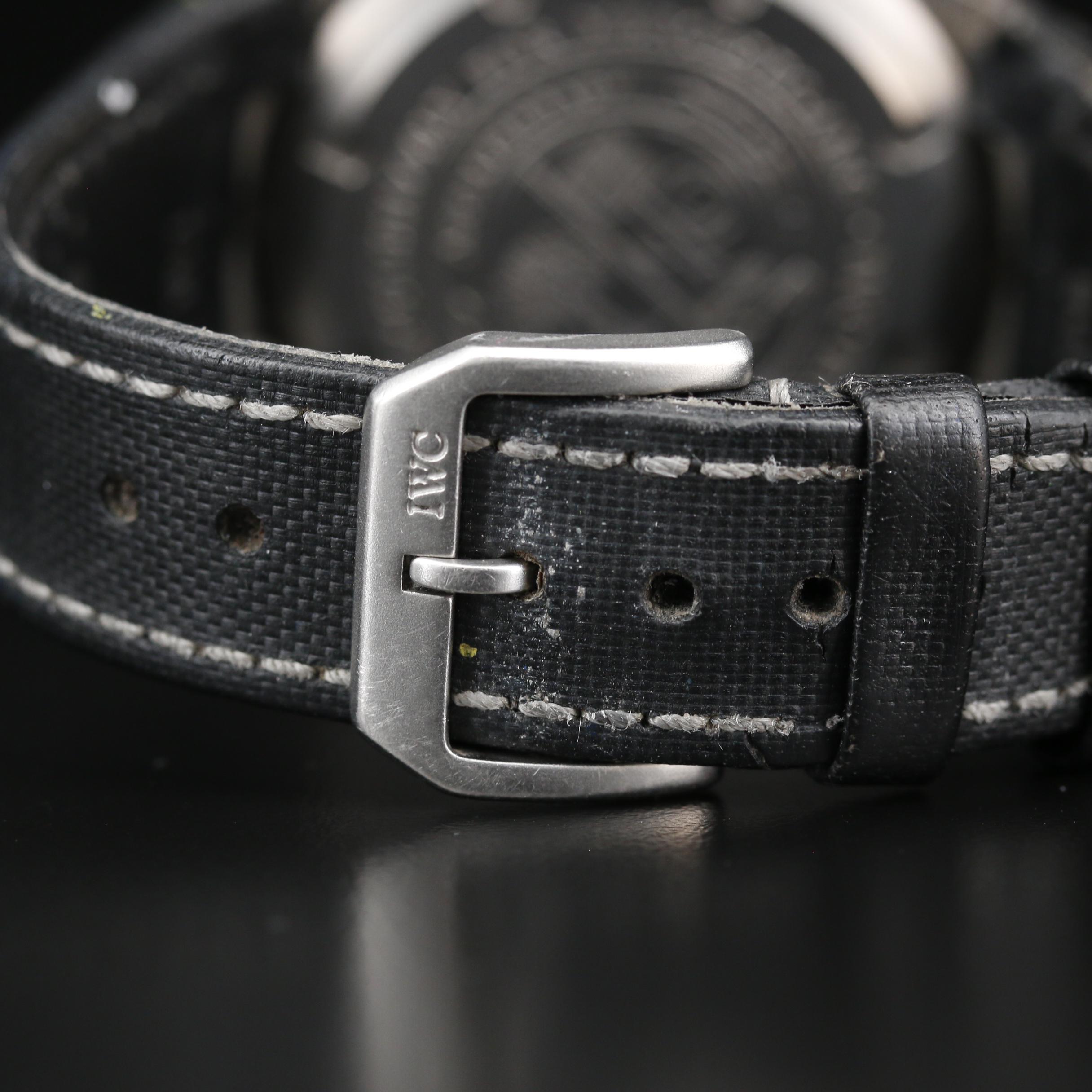 I.W.C. Ingenieur Titanium Automatic Chronograph Watch For Mercedes AMG