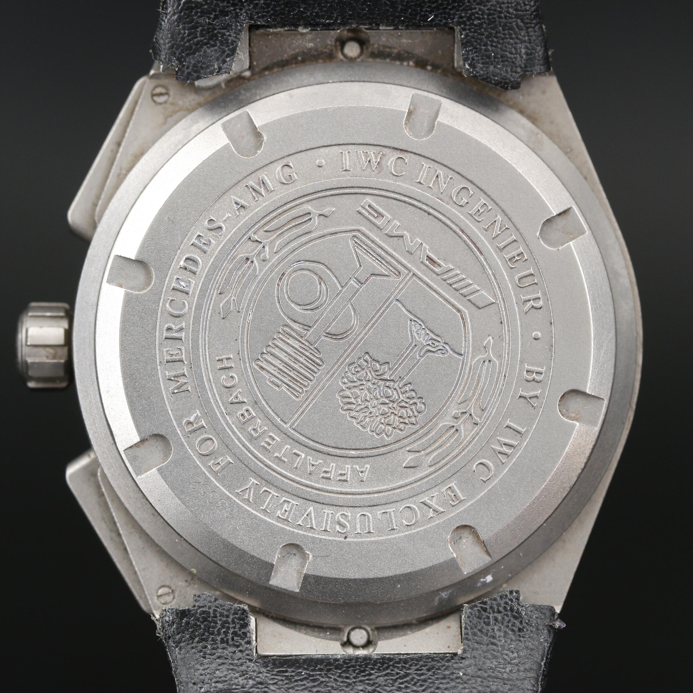 I.W.C. Ingenieur Titanium Automatic Chronograph Watch For Mercedes AMG