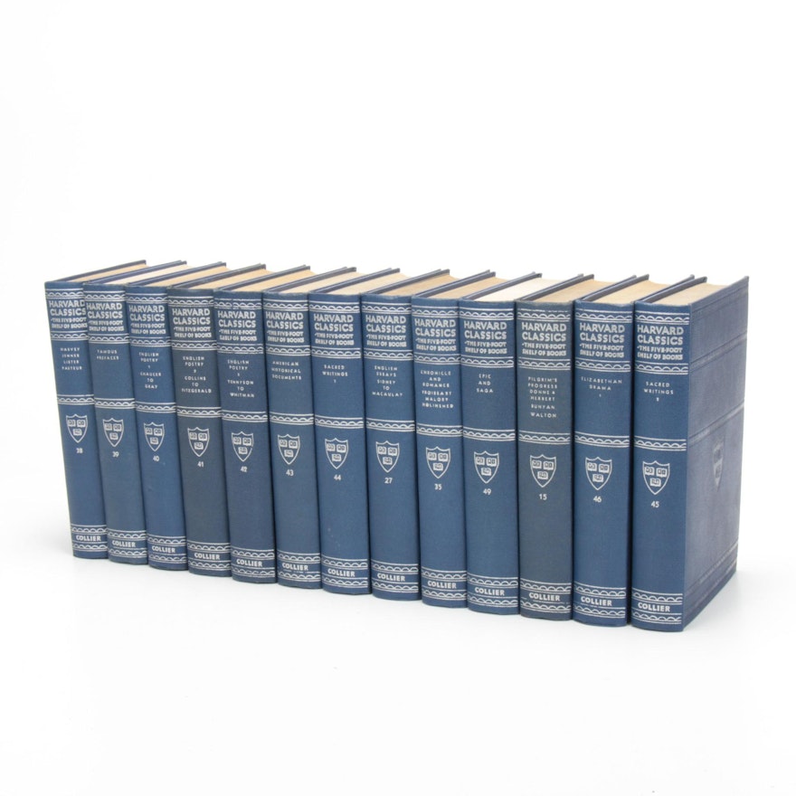 Partial "The Harvard Classics" Series Edited by Charles W. Eliot, 1909–1910
