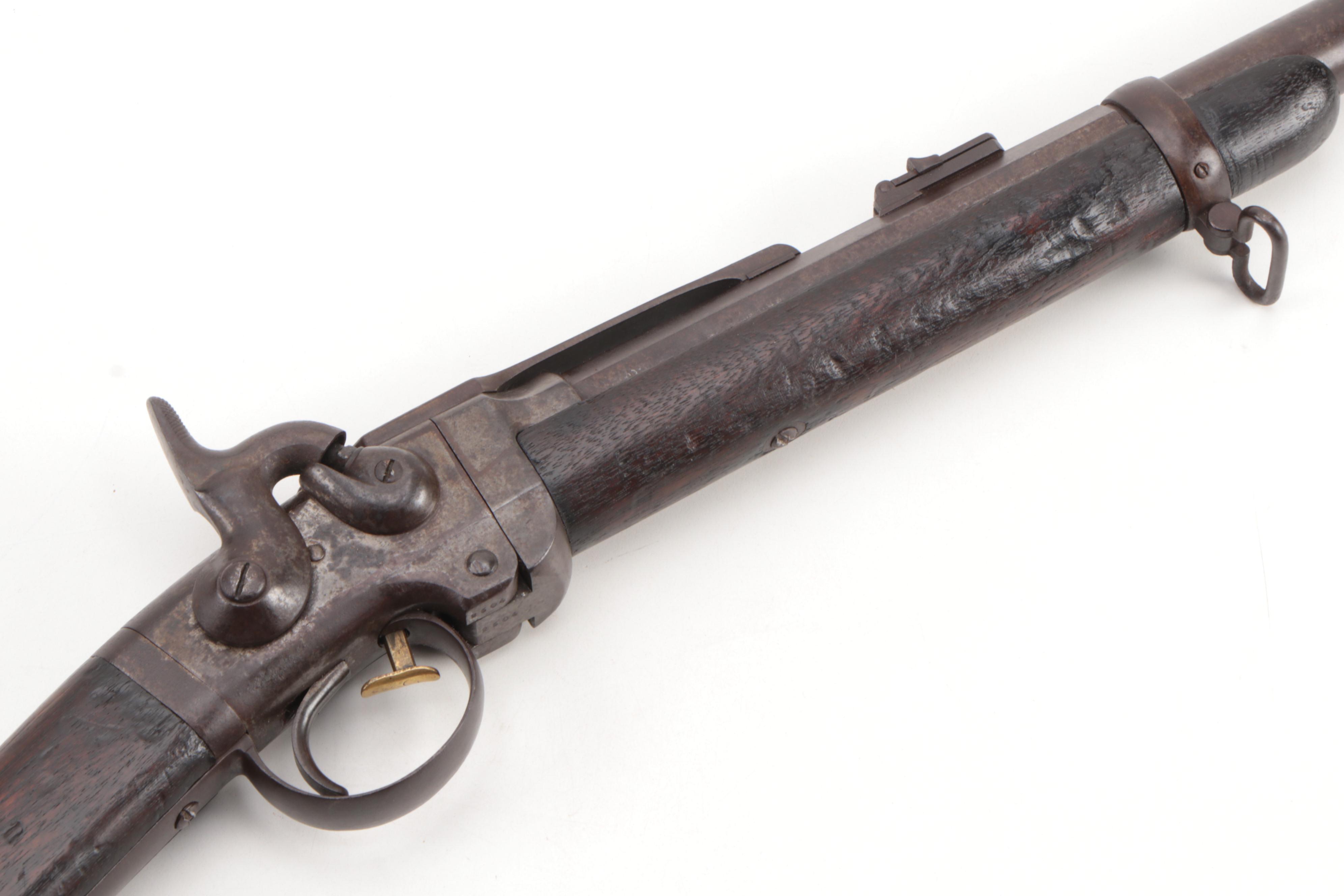 Smith M1857 Civil War U.S. Carbine Breech-Loader Rifle, SN 2504