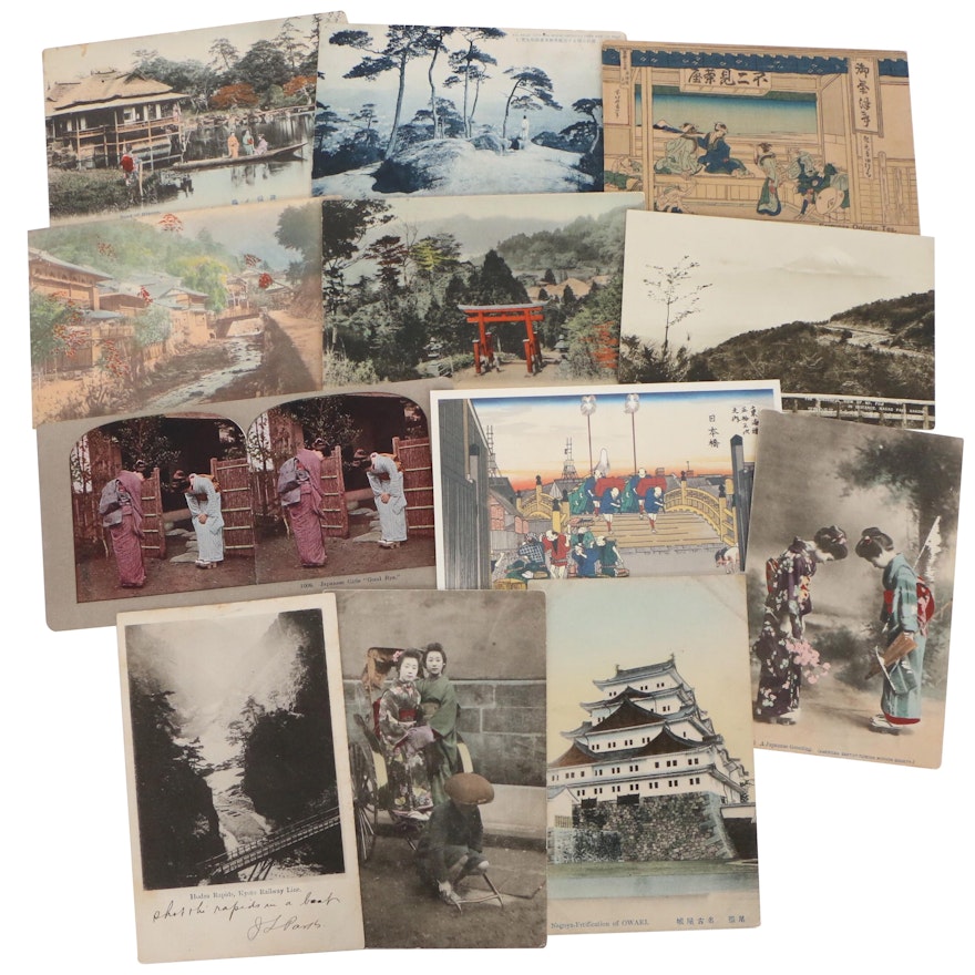 Japanese Postcards, Early 20th Century