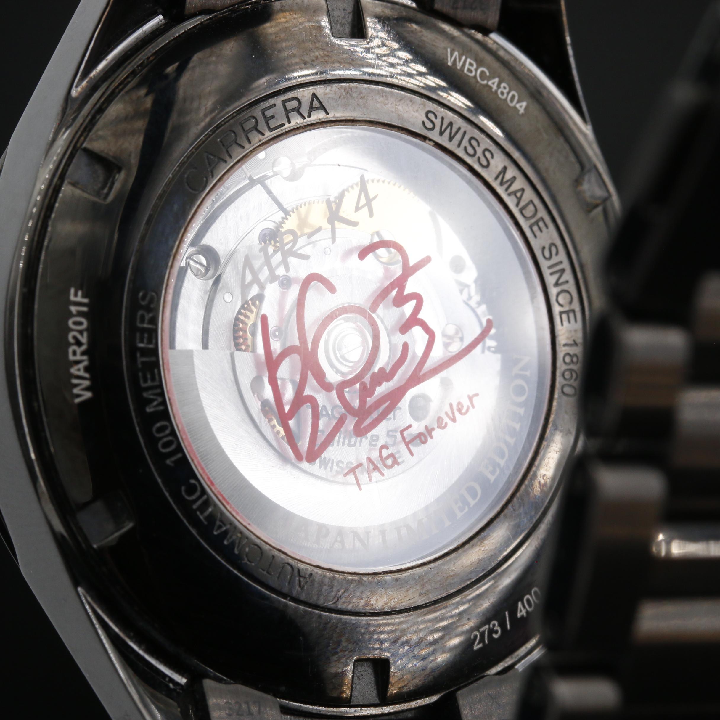 TAG Heuer Carrera Air-K4 Stainless Steel and Titanium Carbide Watch