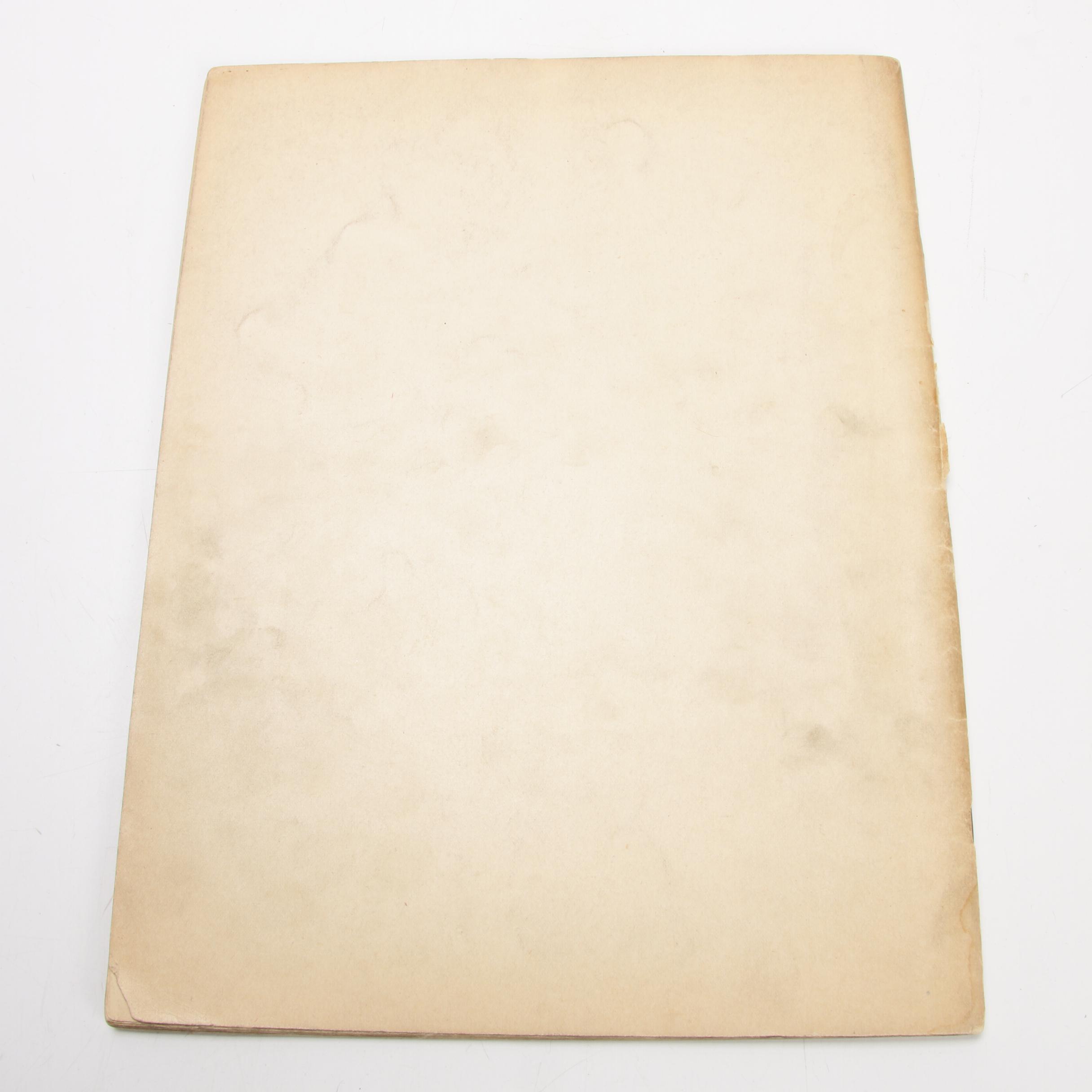 Ohio State University "The Cat and the Riddle" Musical Program, 1924