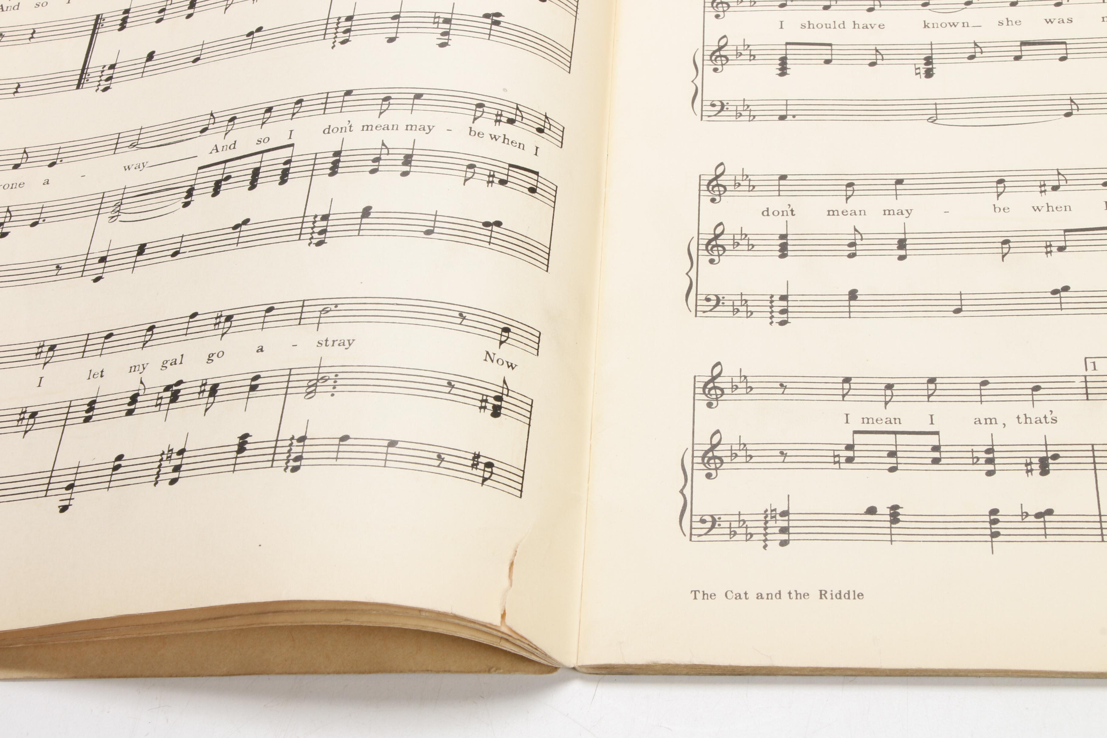 Ohio State University "The Cat and the Riddle" Musical Program, 1924