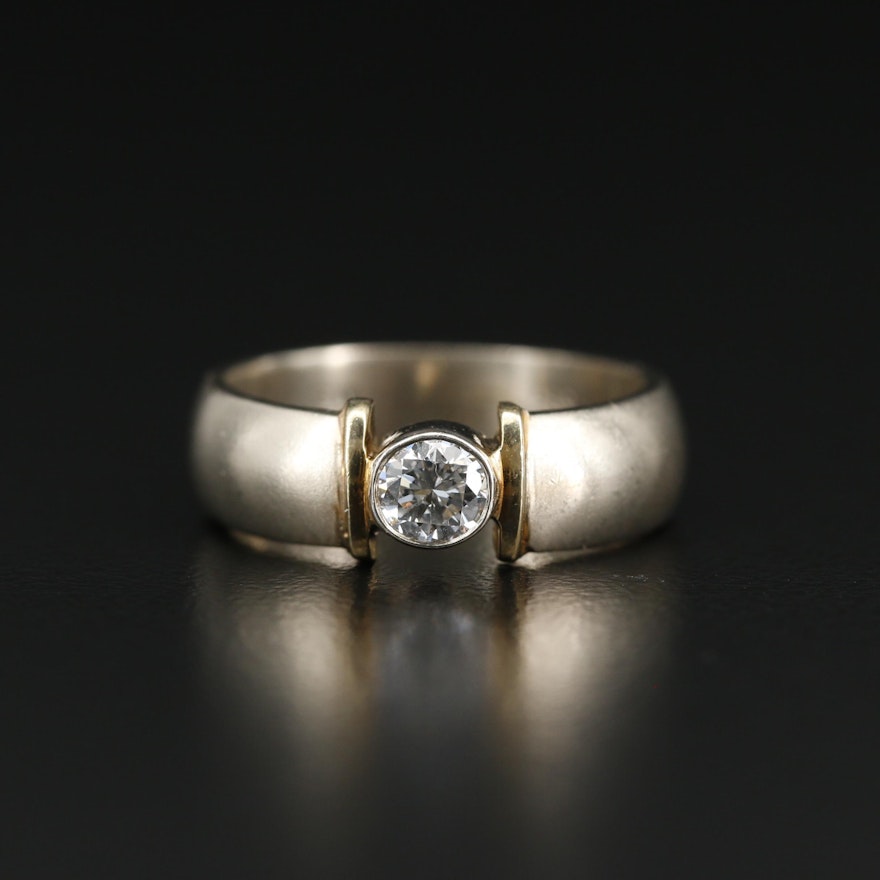 14K 0.40 CT Diamond Solitaire Ring