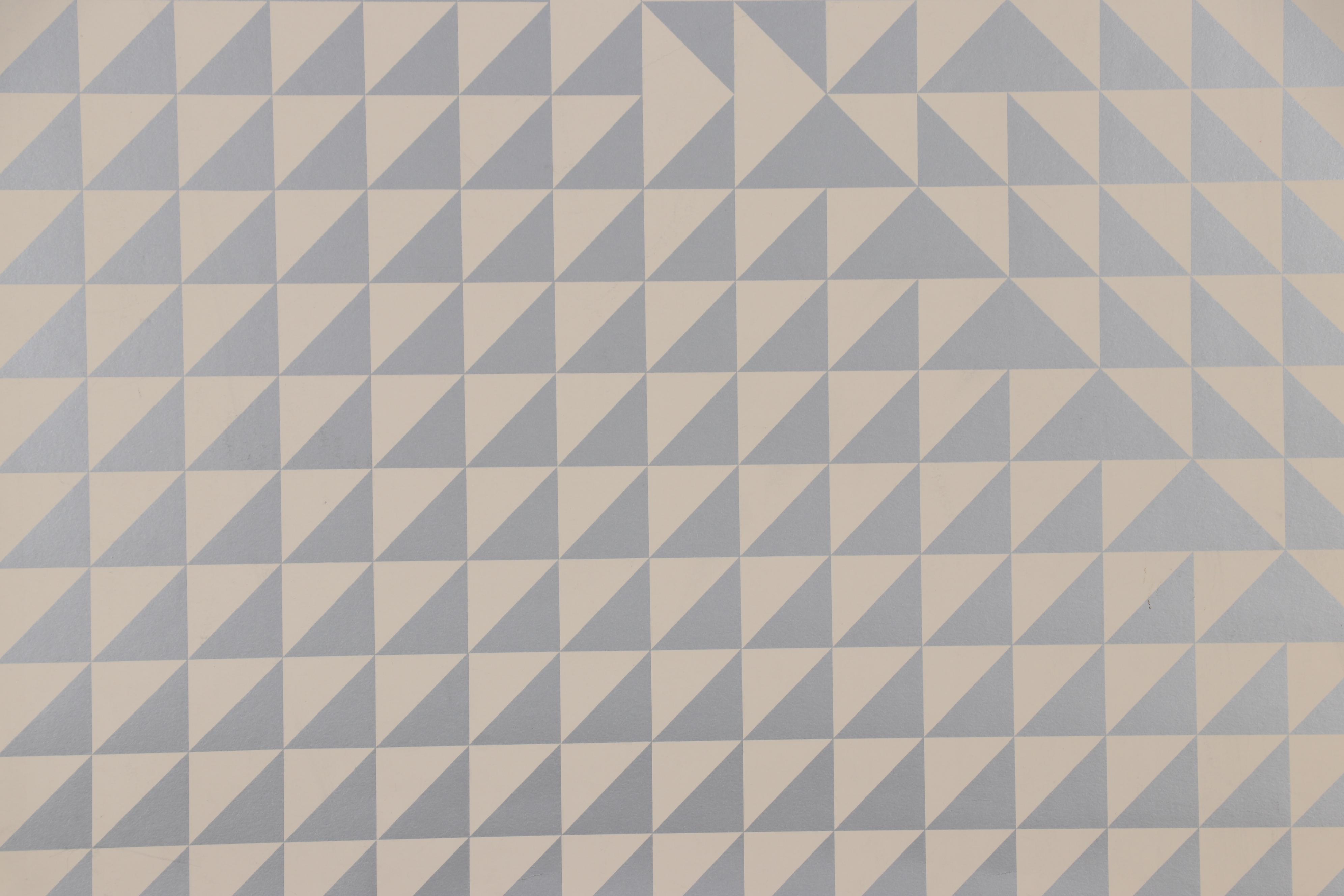 Bill Schiffer Geometric Abstract Serigraph, Late 20th Century