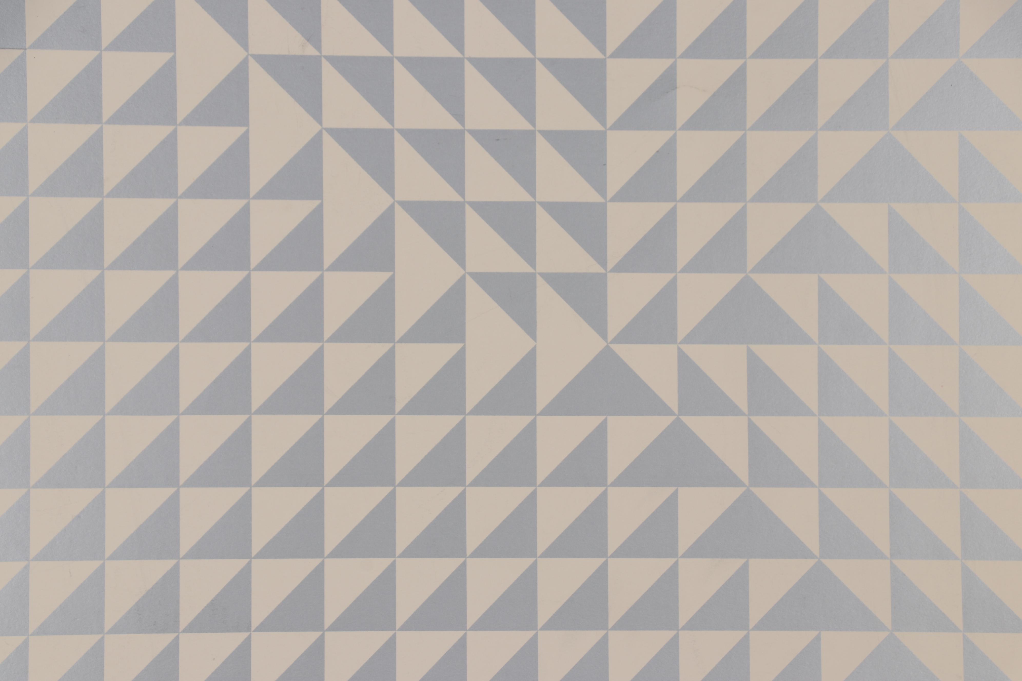 Bill Schiffer Geometric Abstract Serigraph, Late 20th Century