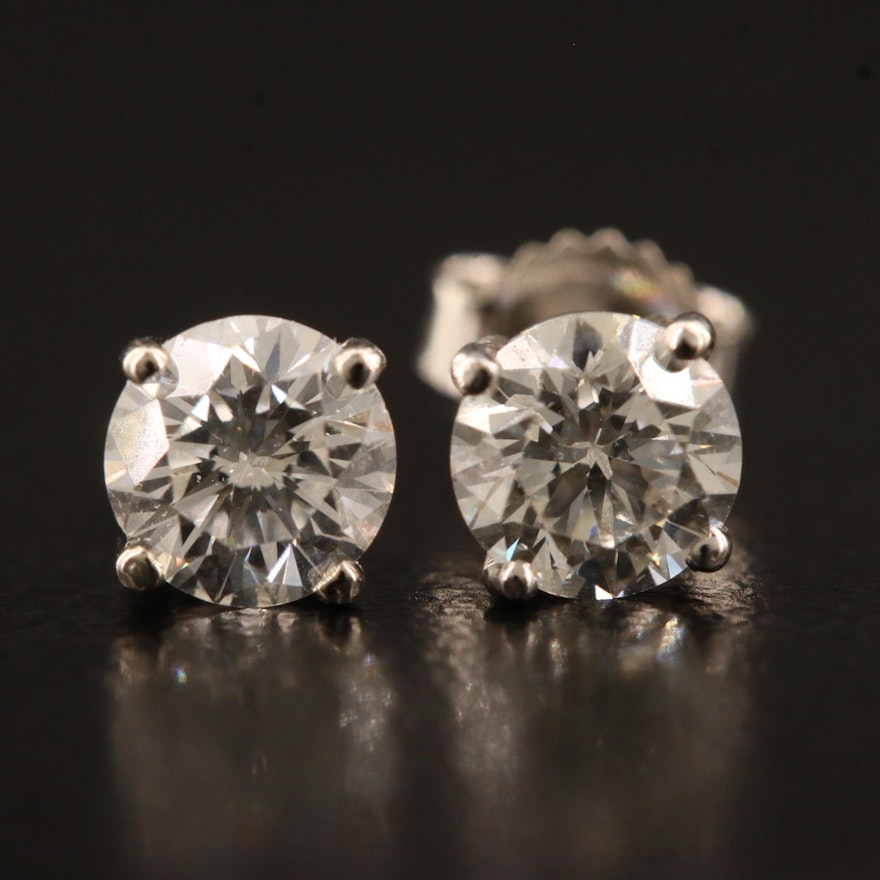 14K 0.79 CTW Diamond Stud Earrings