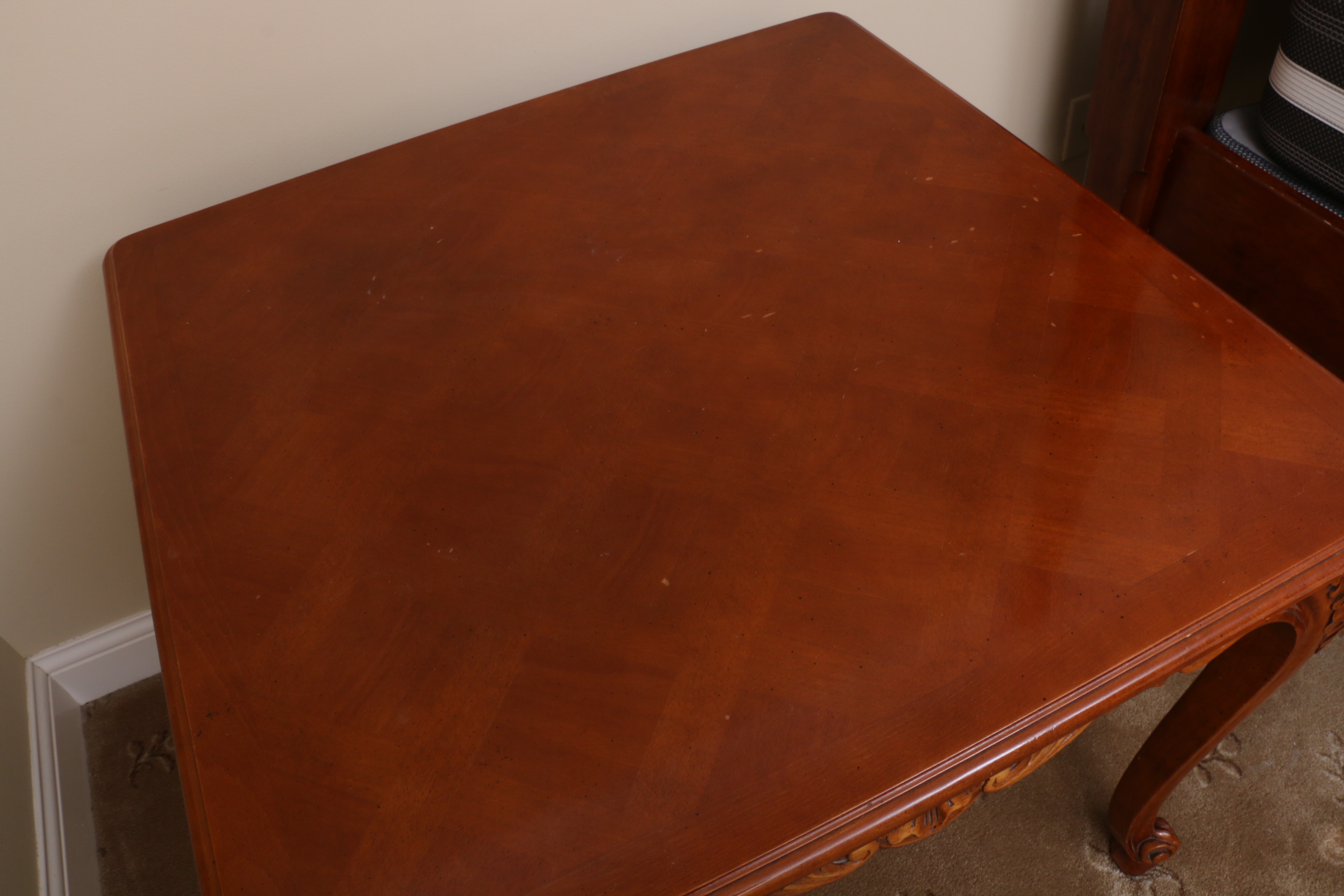 Louis XV Style Parquetry Game Table, 20th Century