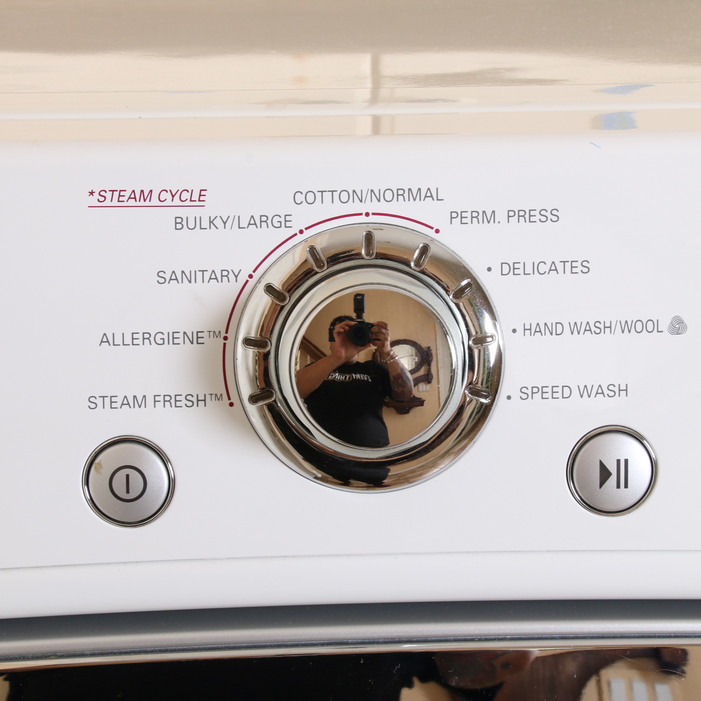 LG True Steam Front Load Washer with Drawer Stand