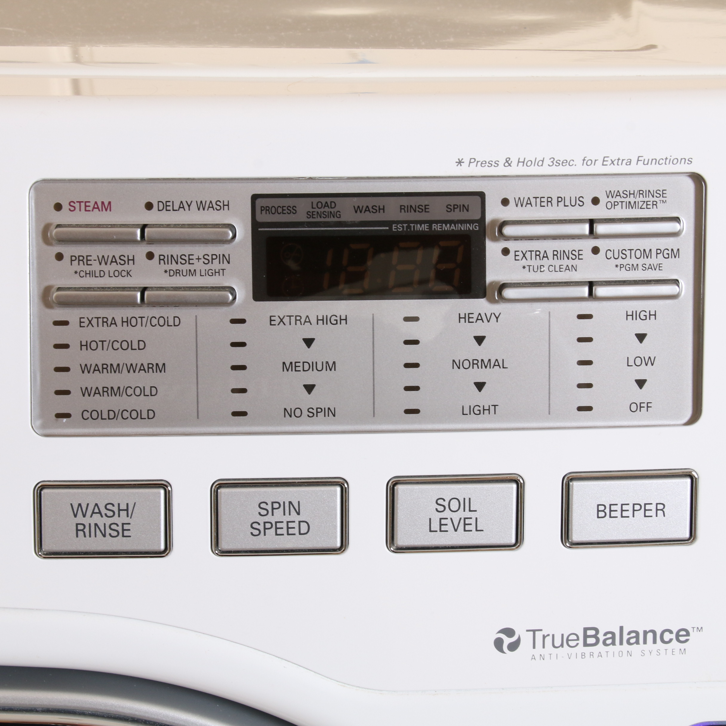 LG True Steam Front Load Washer with Drawer Stand