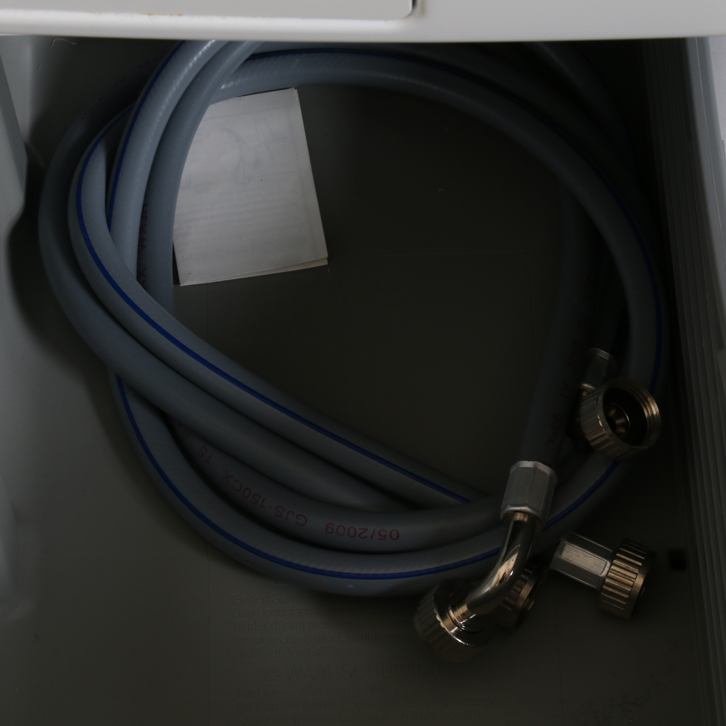 LG True Steam Front Load Washer with Drawer Stand