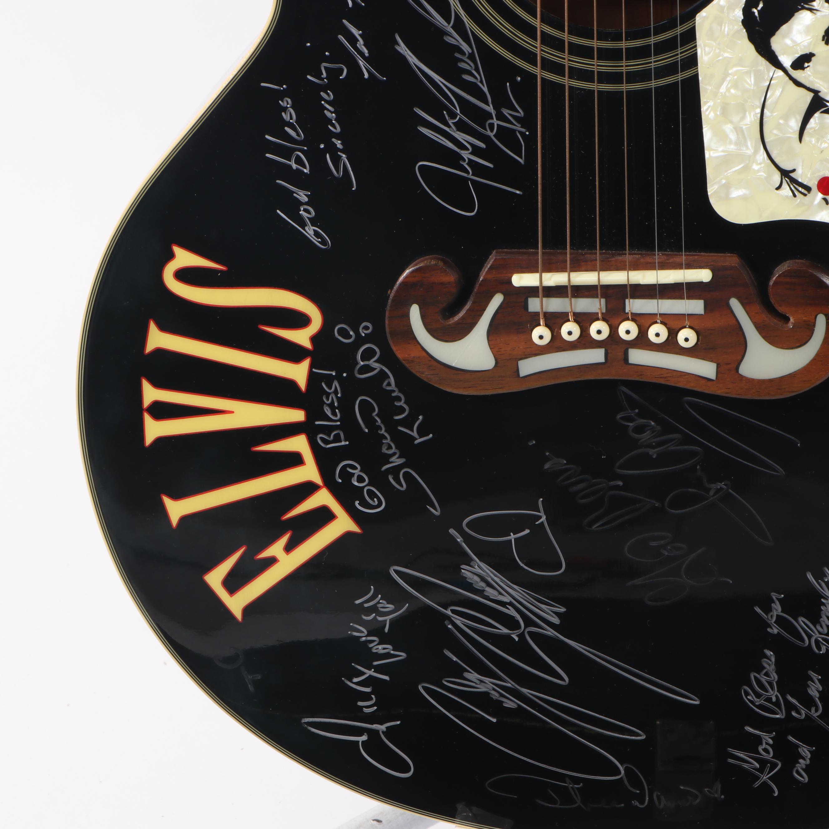 Epiphone Elvis Presley Limited Signed (Famous Impersonators) Guitar