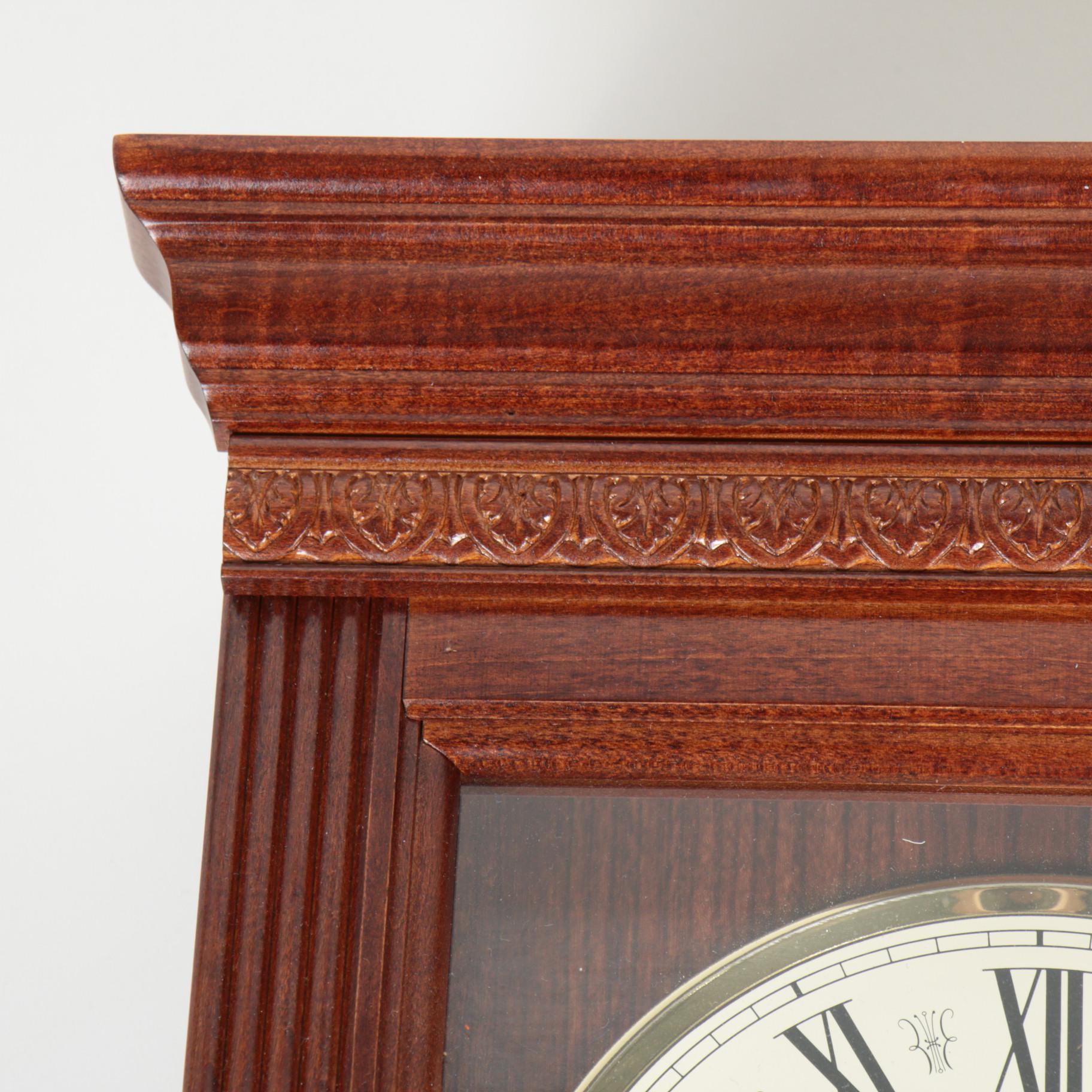 Howard Miller Eastmont Clock in Windsor Cherry, Contemporary