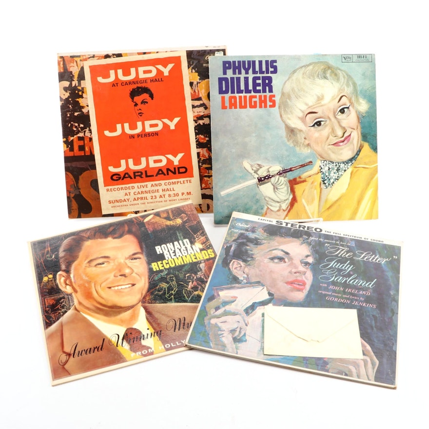 Jazz, Easy Listening, and Other Vinyl Records Including Judy Garland