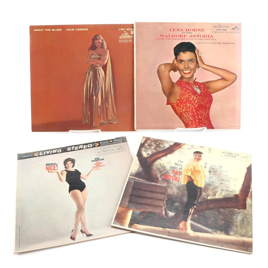 Easy Listening, Blues, and Jazz Vinyl Records Including Julie London