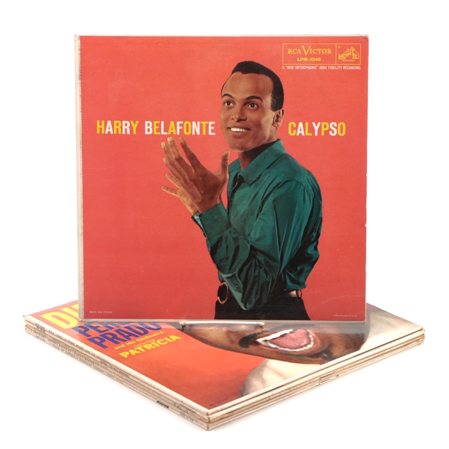Calypso and Jazz Vinyl Records Including Harry Belafonte