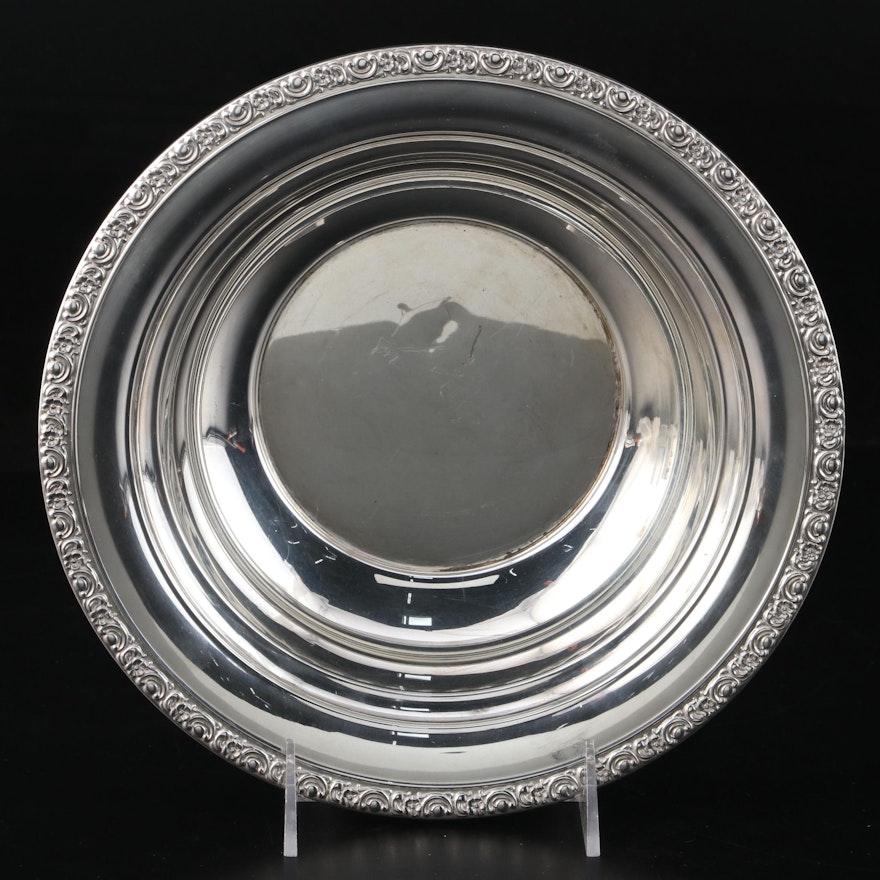 Mount Vernon Sterling Silver Serving Bowl, Early 20th Century