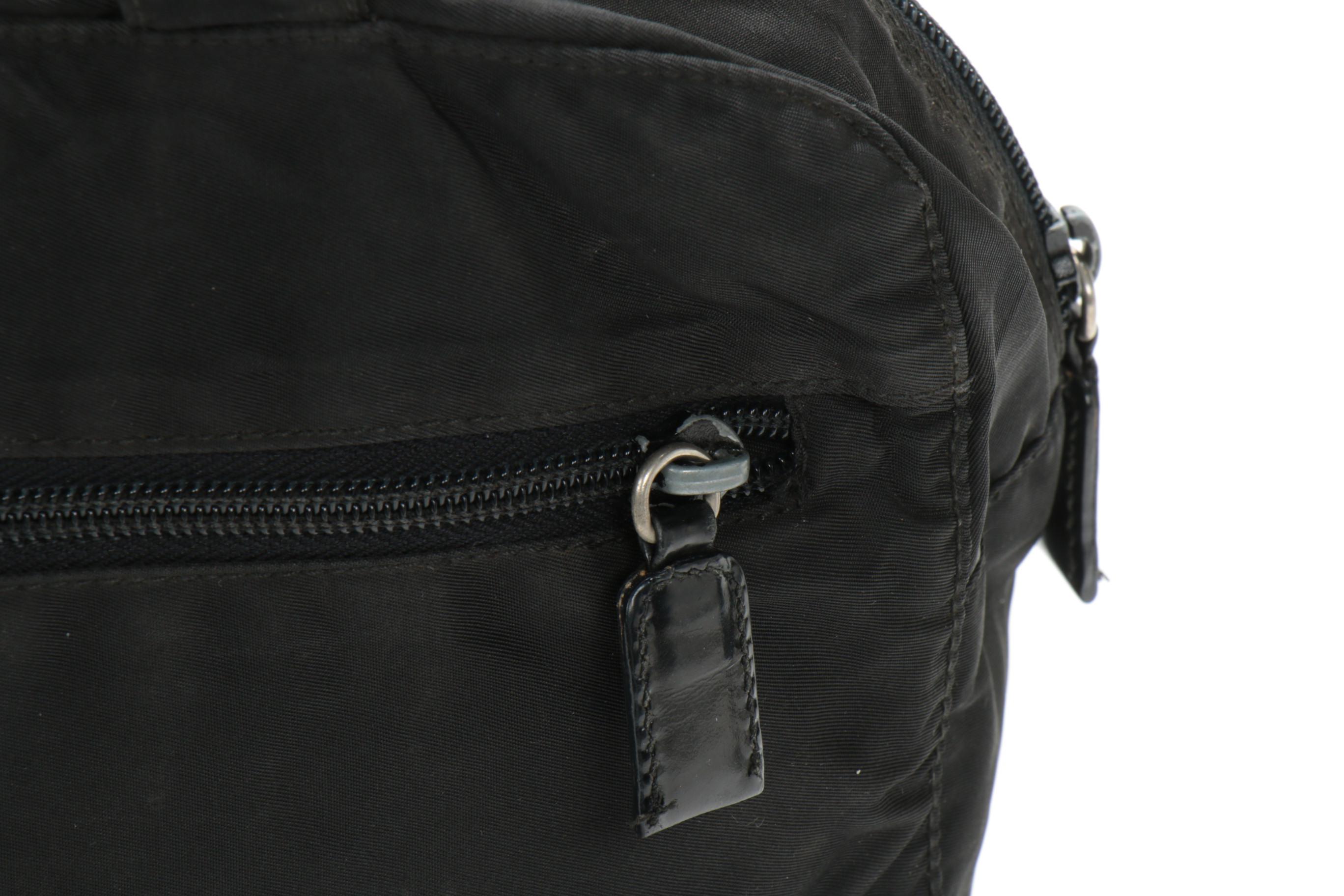 Prada Tessuto Nylon Tote Bag in Black