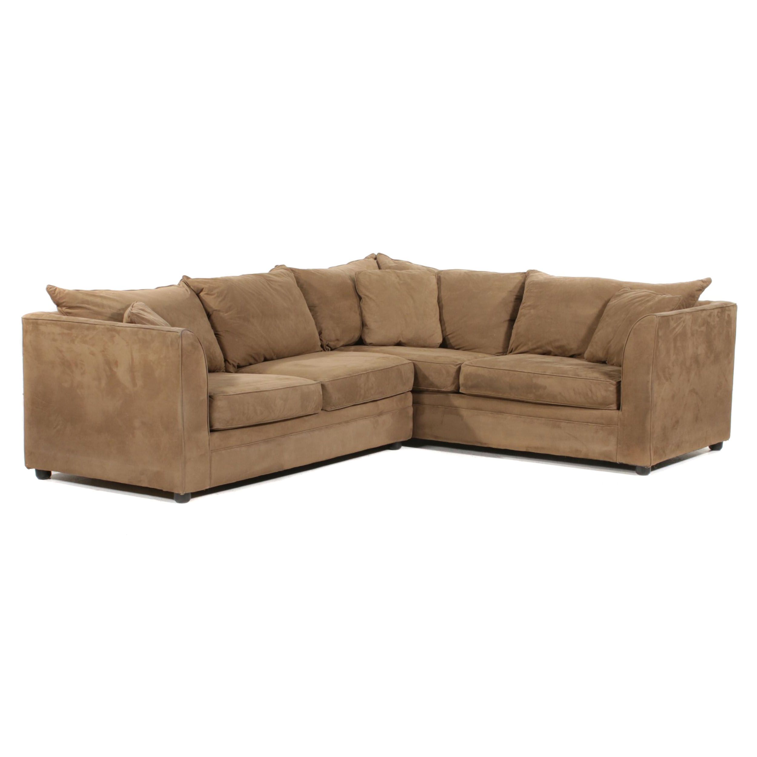 Klaussner Sectional Sofa with Sleeper Section