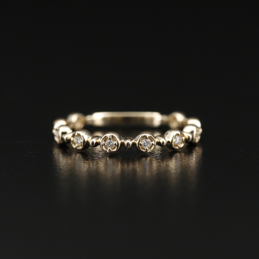 14K Diamond Band