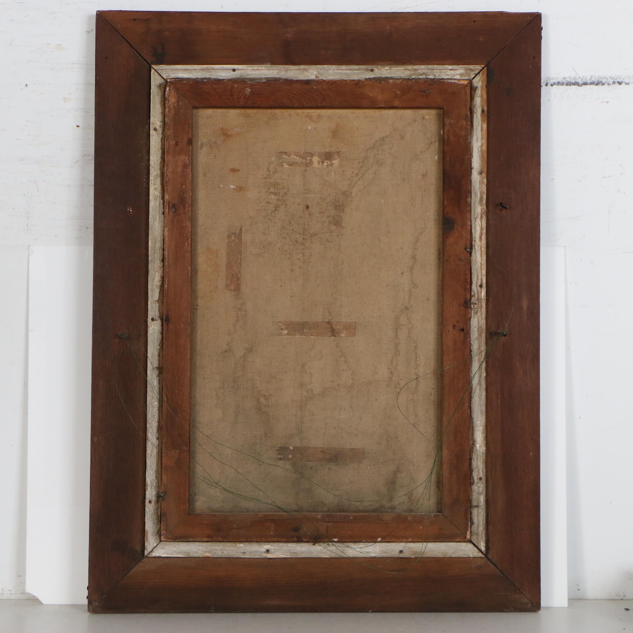 William A. Bixler Landscape Oil Painting "Rileys Old Swimming Hole"