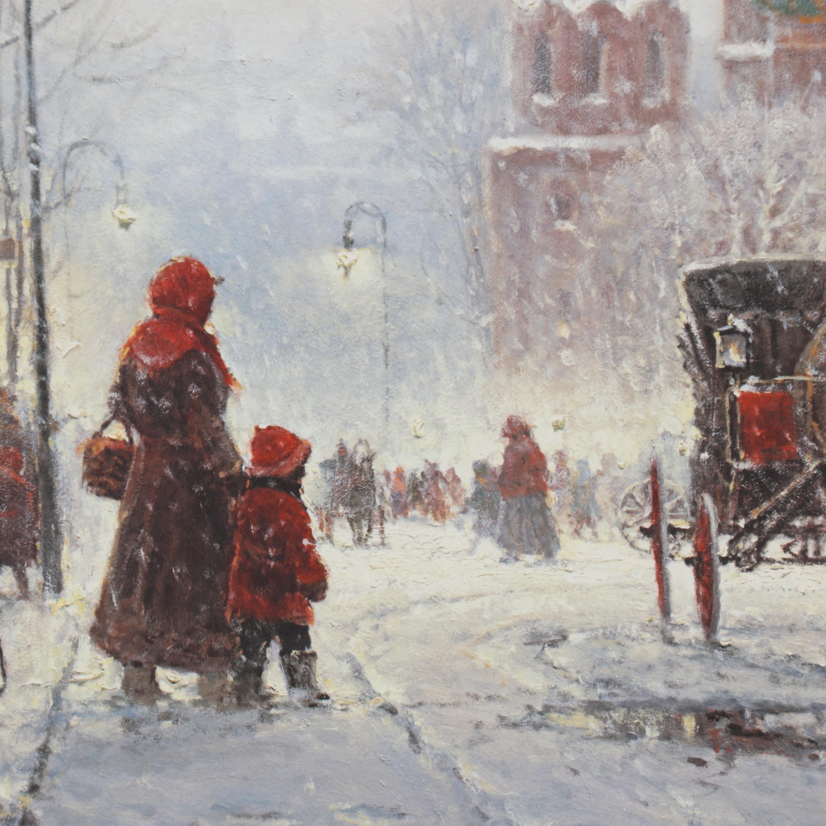 Gerald Harvey Offset Lithograph "The Cathedral of St. Basil - Red Square"