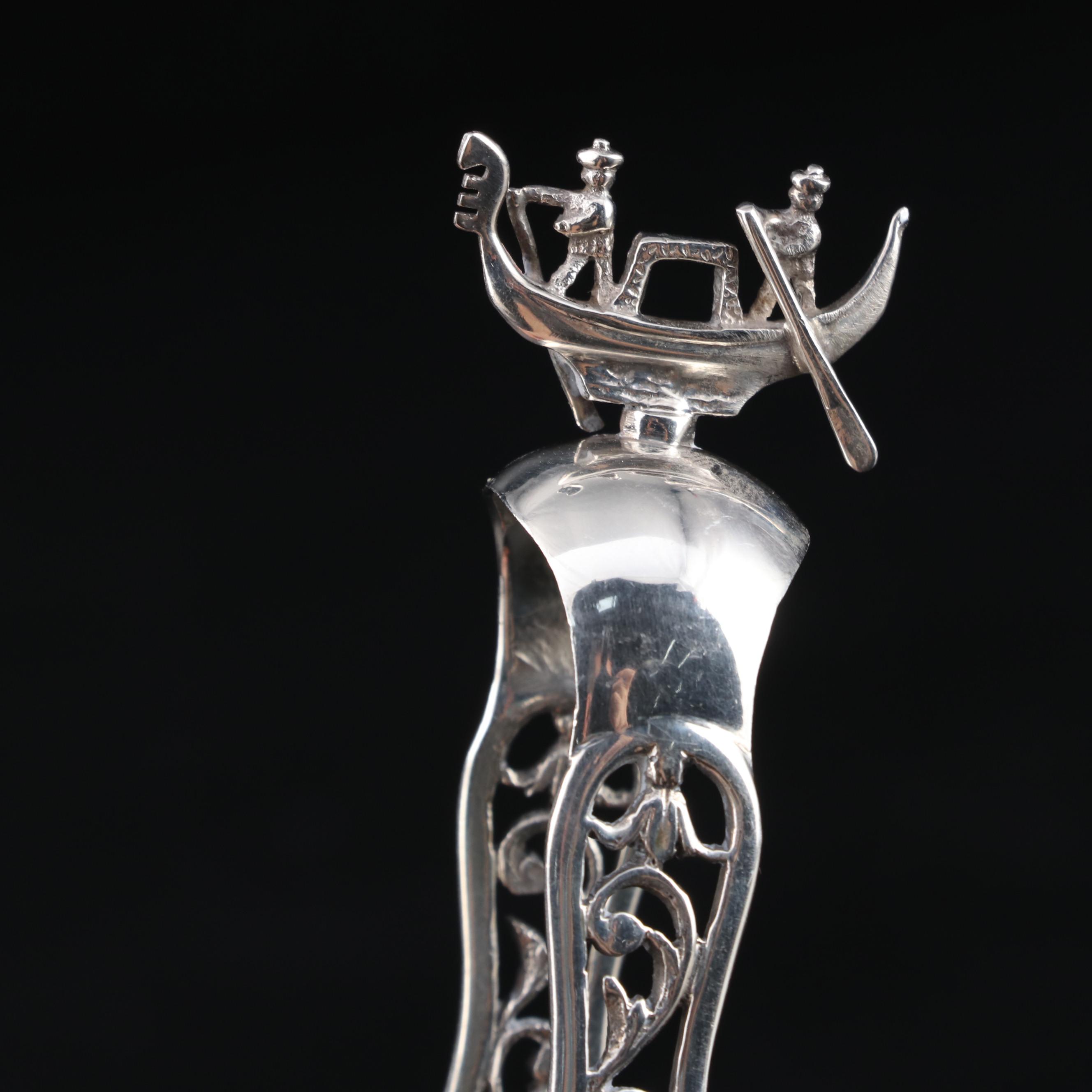 18th Century John Robertson I Sterling and Other Sugar Tongs