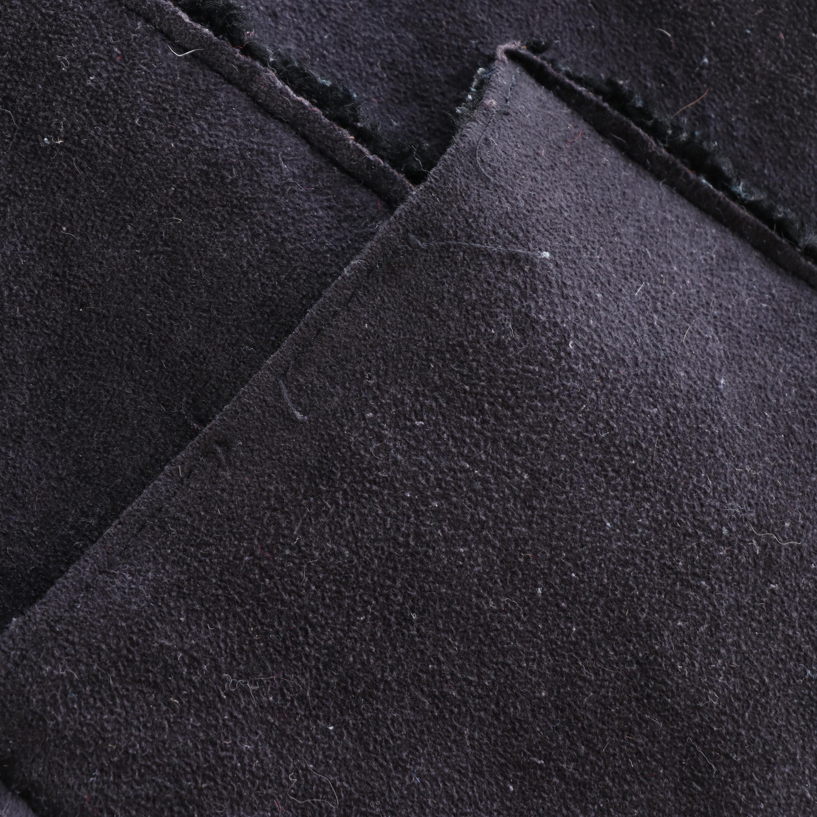 Phard Jeans and Eva Tralala Paris Black Microfiber and Wool Button-Front Coats