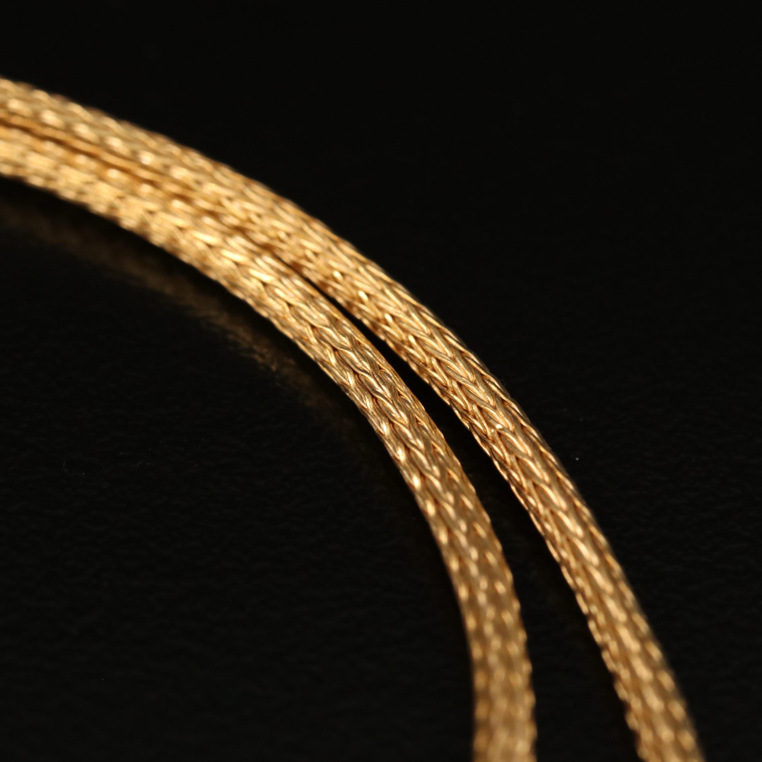 14K Plique a Jour Enamel Butterfly Necklace