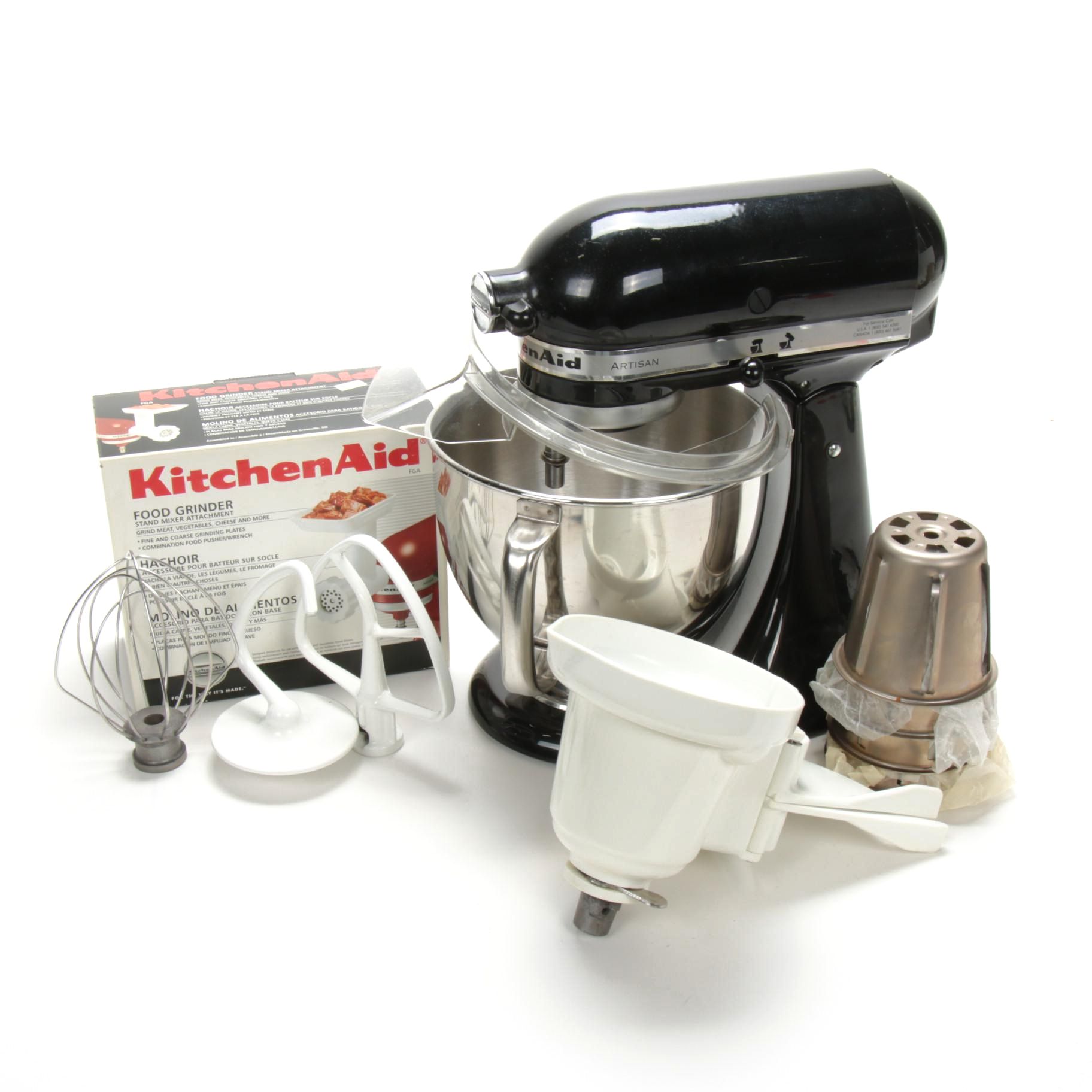KitchenAid Artisan Series 5-Quart Tilt-Head Stand Mixer with Attachments