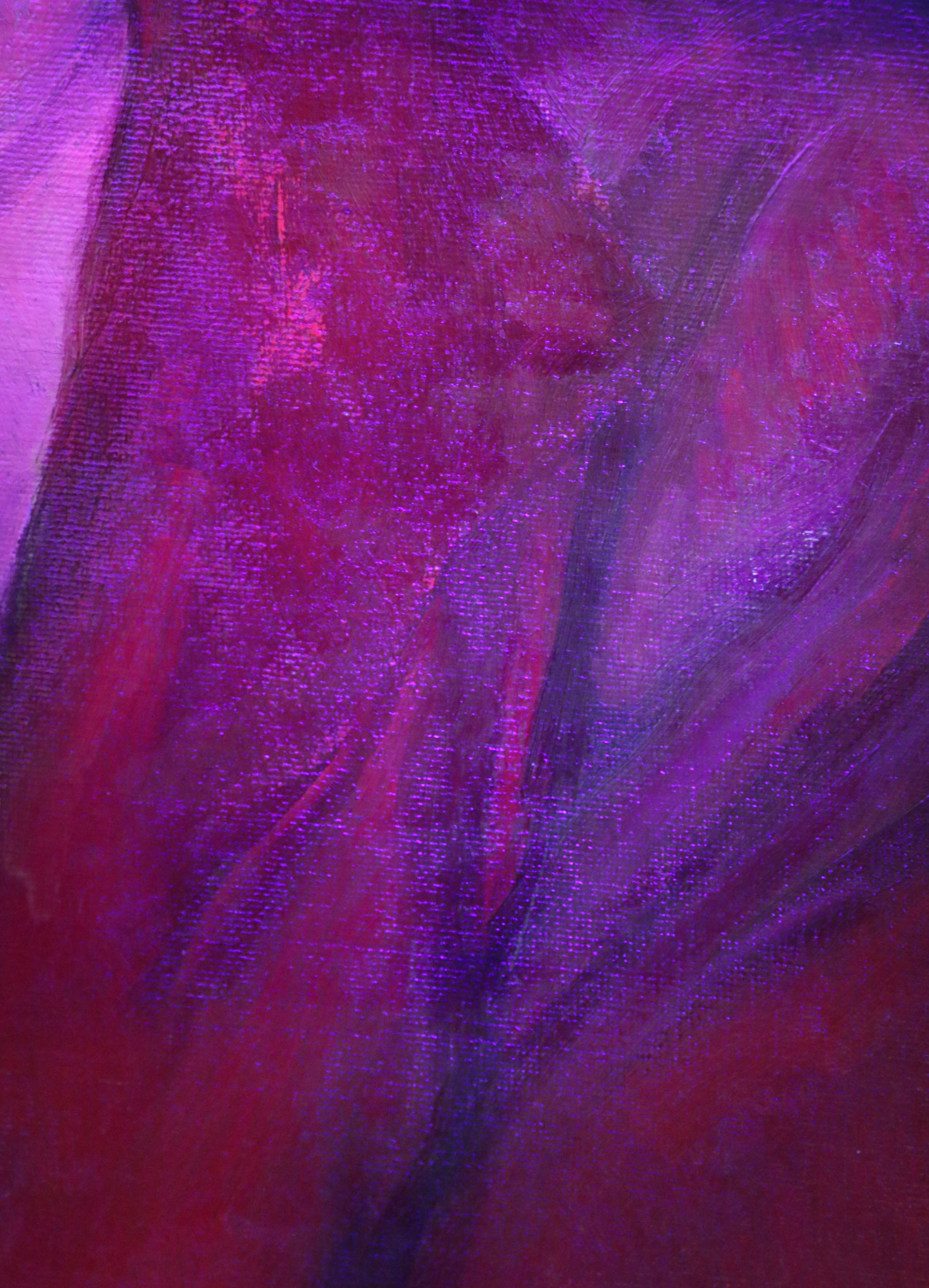 Richard B. Coe Oil Portrait of Man in Red Jacket