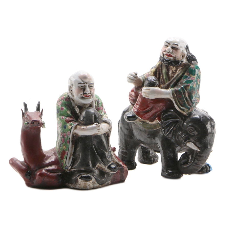 Chinese Figural Porcelain Figurines