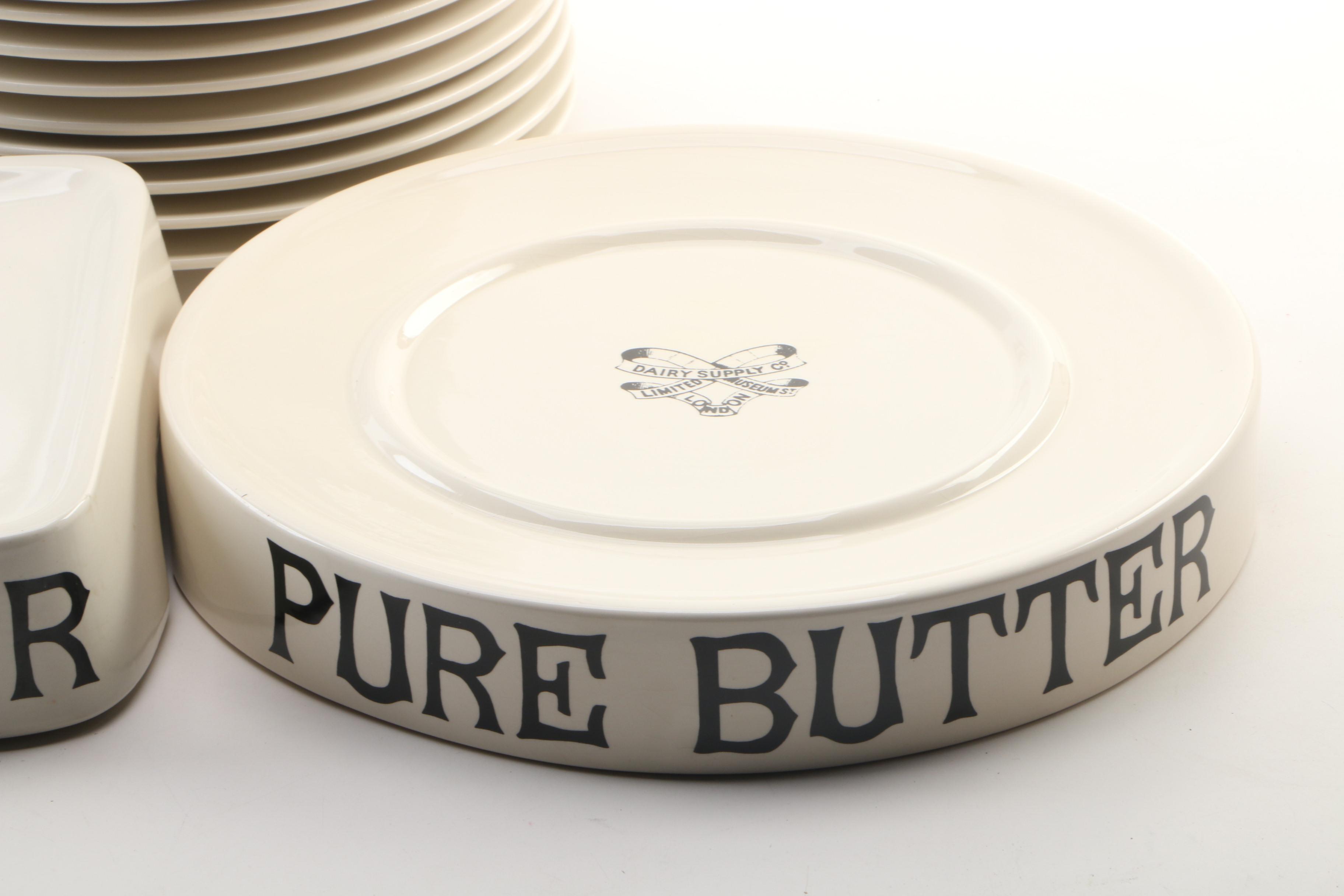 Homer Laughlin China Seville Plates and Dairy Supply Co. Limited Butter Slabs