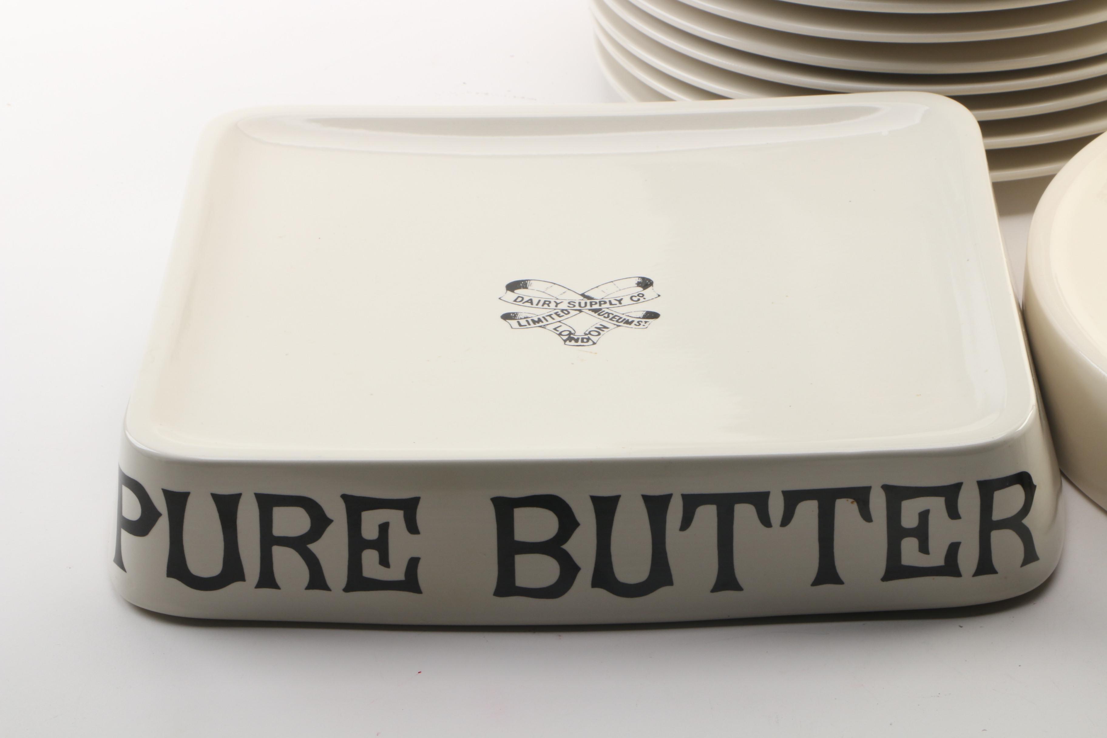 Homer Laughlin China Seville Plates and Dairy Supply Co. Limited Butter Slabs