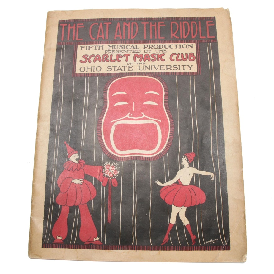 Ohio State University "The Cat and the Riddle" Musical Program, 1924