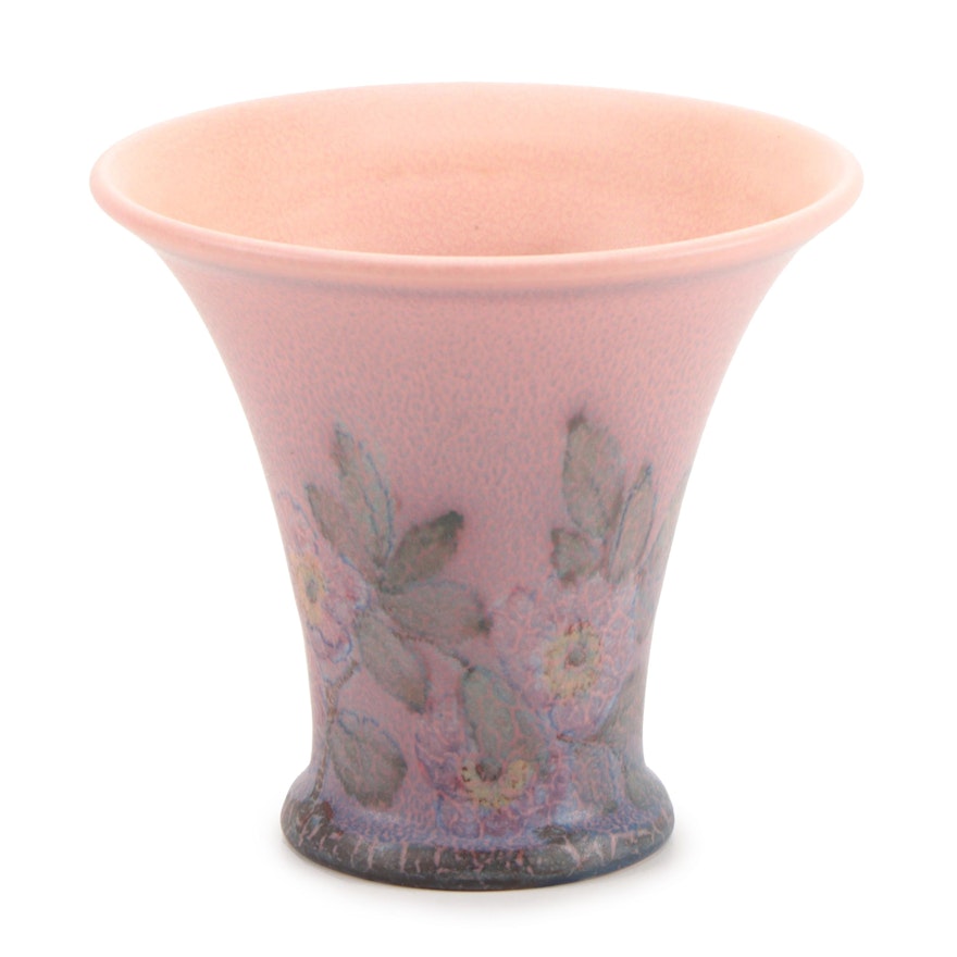 Katherine Jones for Rookwood Pottery Decorated Matte Glaze Vase, 1927